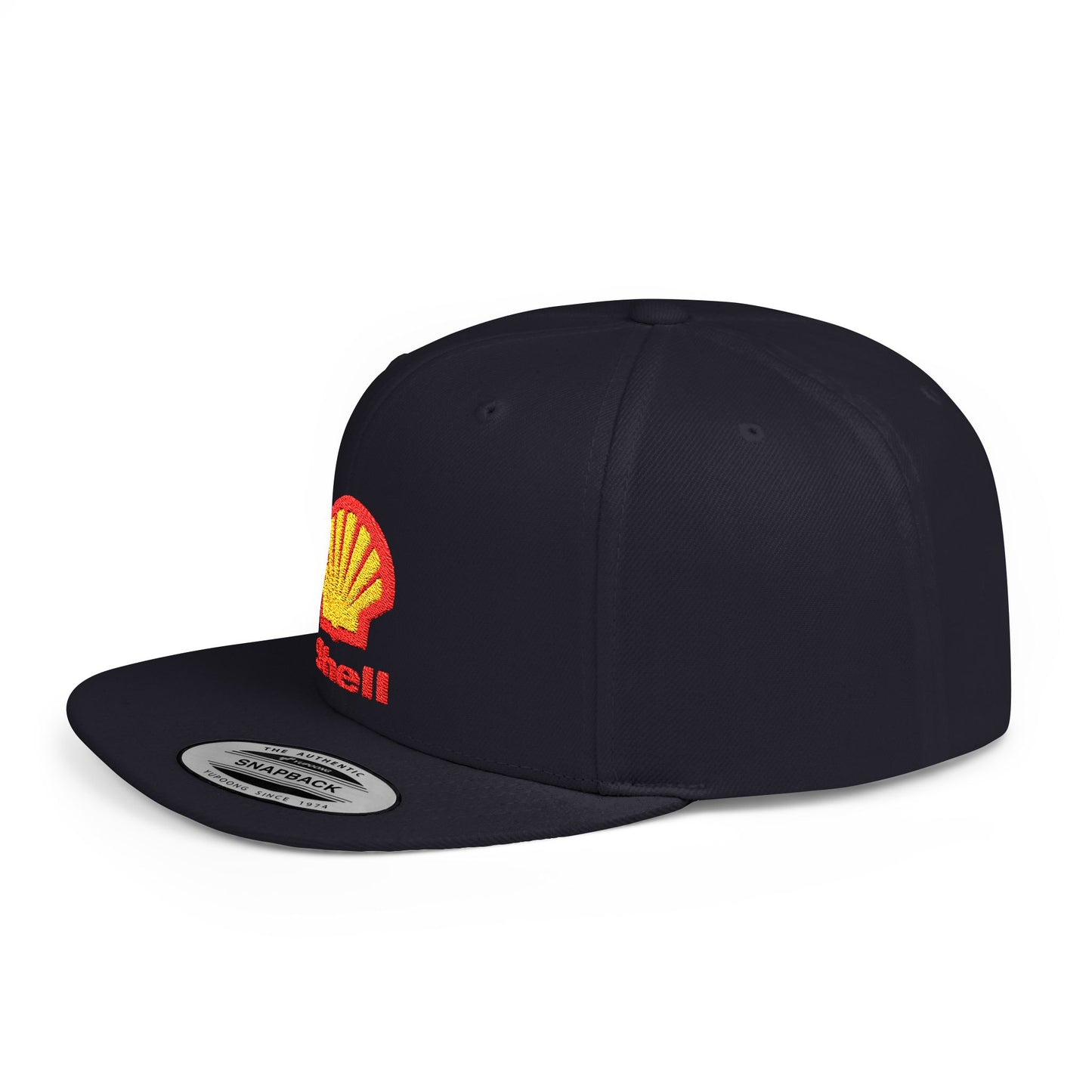Shell Flat Bill Snapback – Lightweight, Custom Fit, Premium Quality