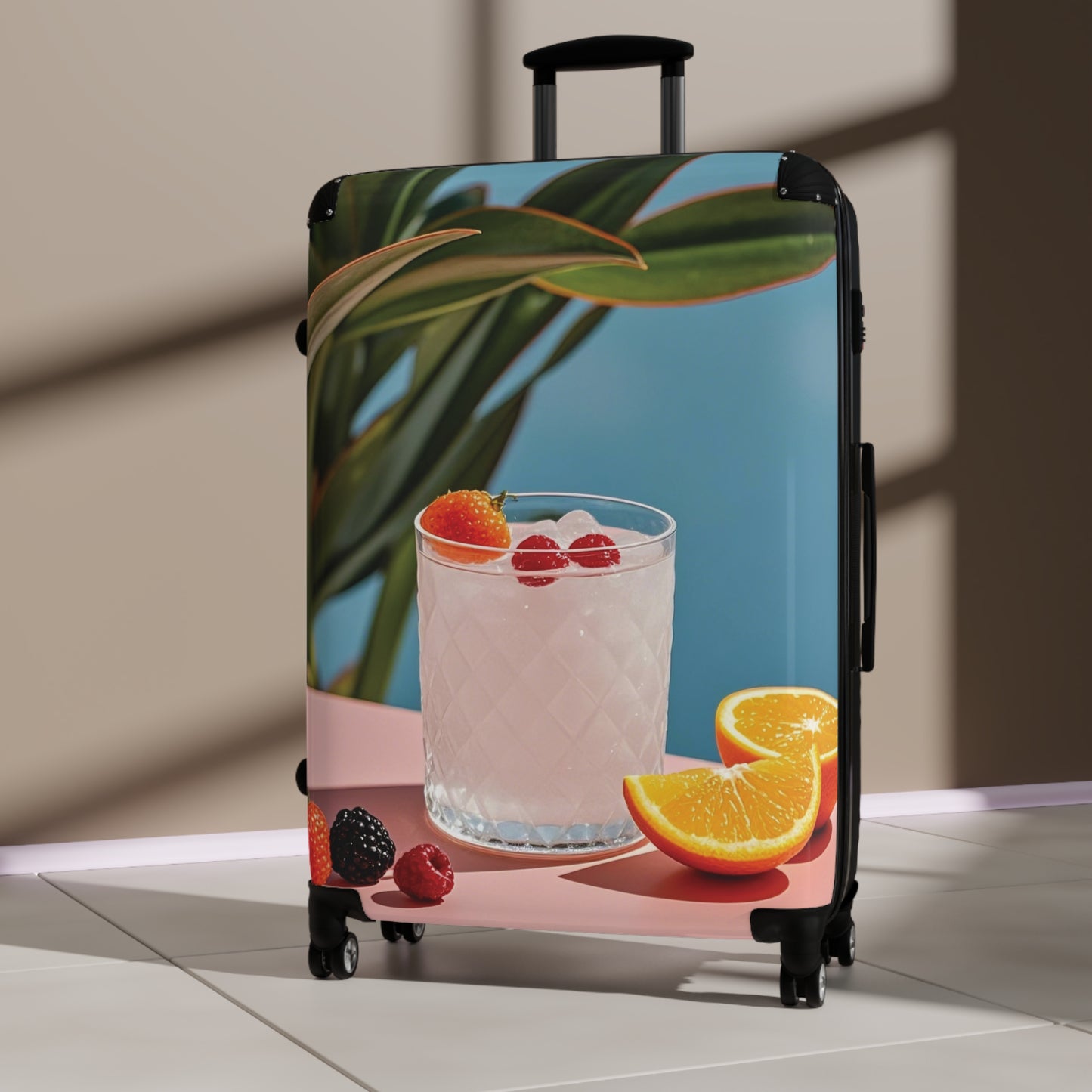Nature Summer Fresh Juice Carry-On Suitcase - Stylish Luggage for Travelers