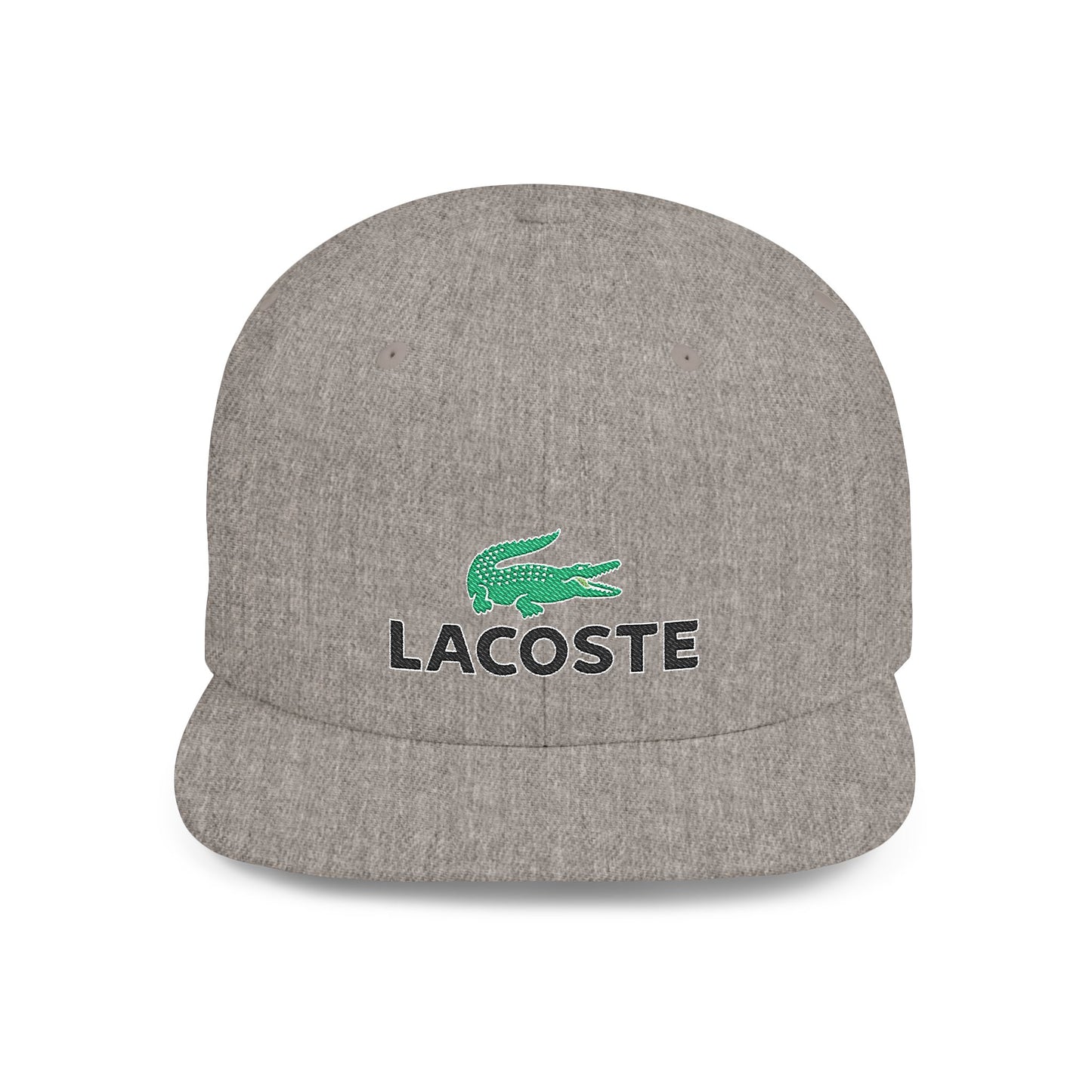 Lacoste Flat Bill Snapback – Lightweight, Custom Fit, Premium Quality