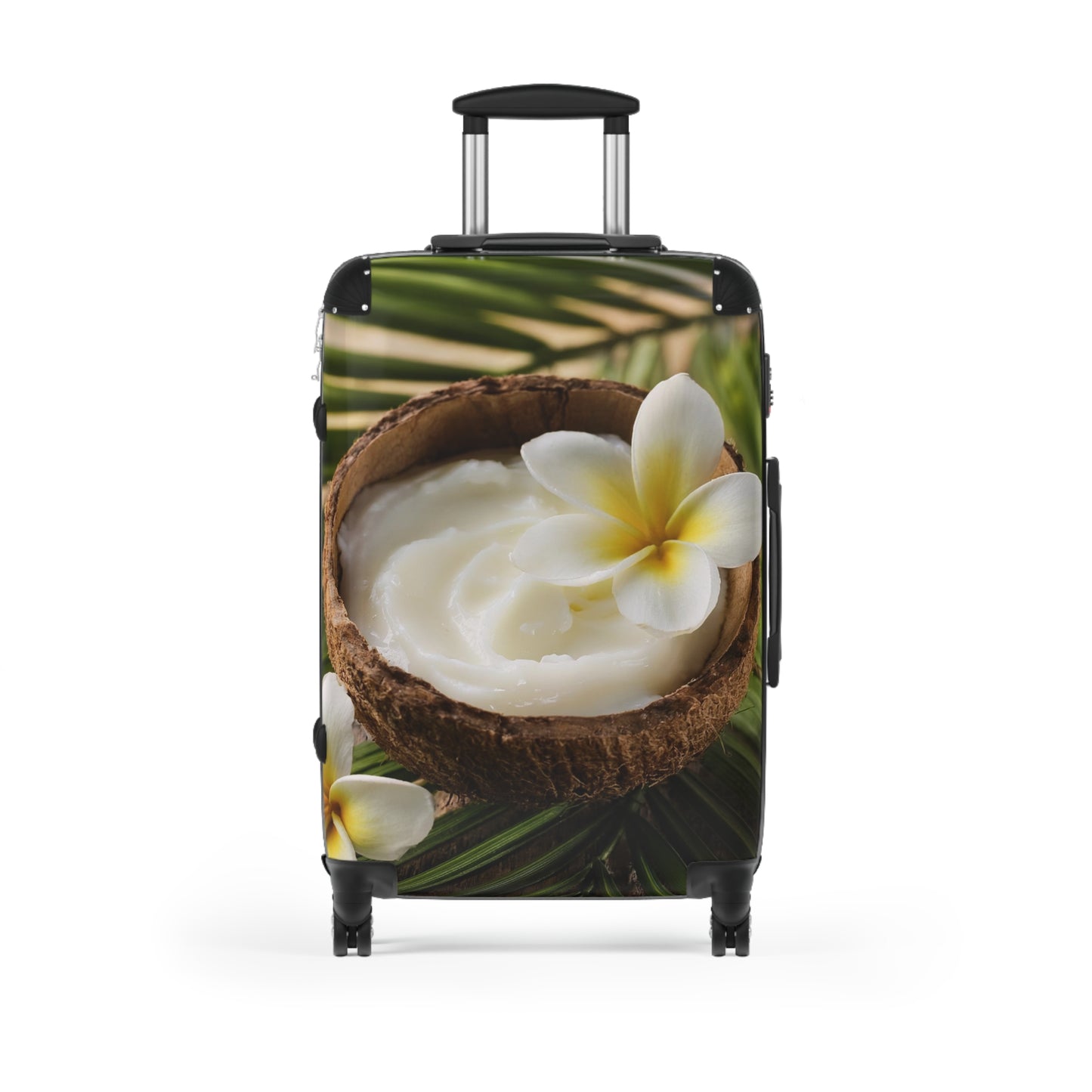 Nature Flowers Floral Coconut Oil Art Carry-On Suitcase - Stylish Luggage for Travelers