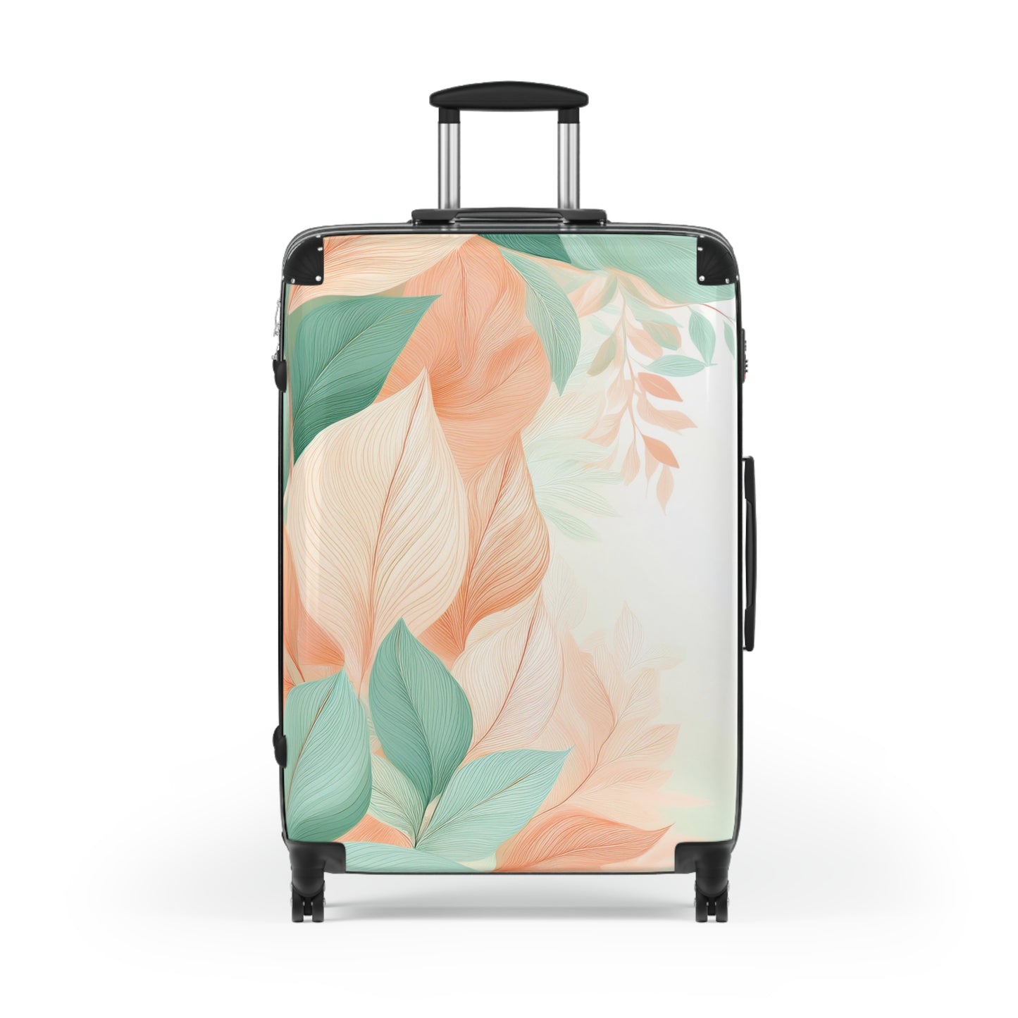 Nature Flowers Abstract Floral Art Carry-On Suitcase - Stylish Luggage for Travelers