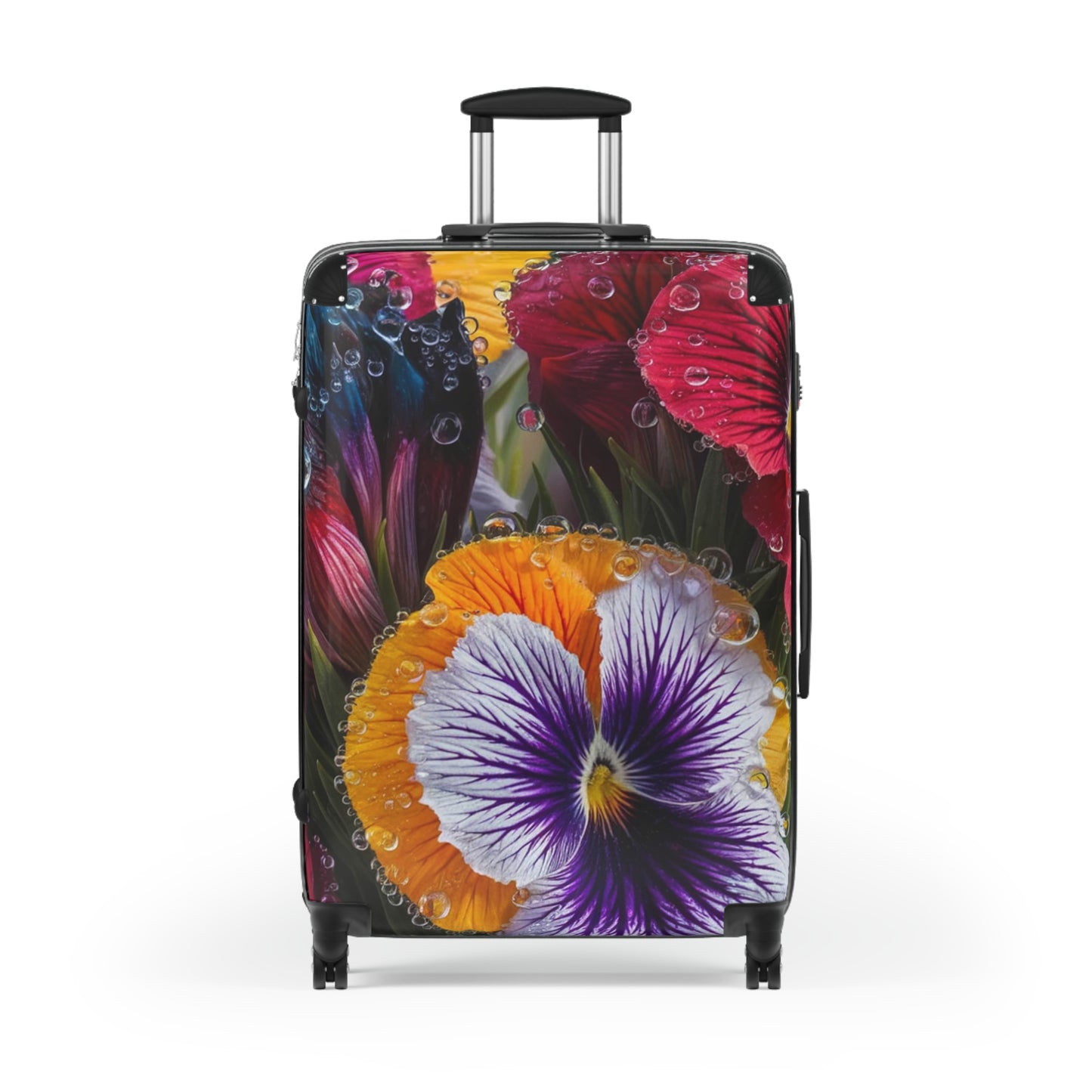 Nature Flowers Floral Background Art Carry-On Suitcase - Stylish Luggage for Travelers
