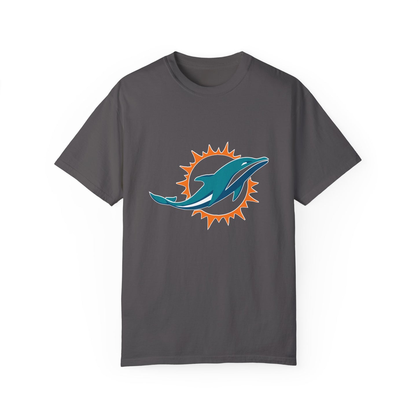 Miami Dolphins Football Merchandise Garment-Dyed T-Shirt – Premium Cotton Tee for Customization