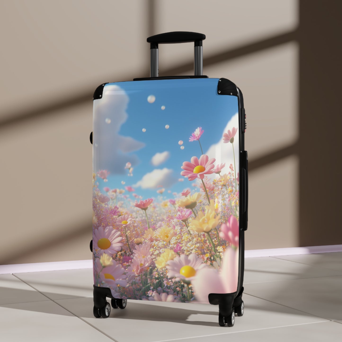 Nature Flowers Floral Sky Spring Art Carry-On Suitcase - Stylish Luggage for Travelers