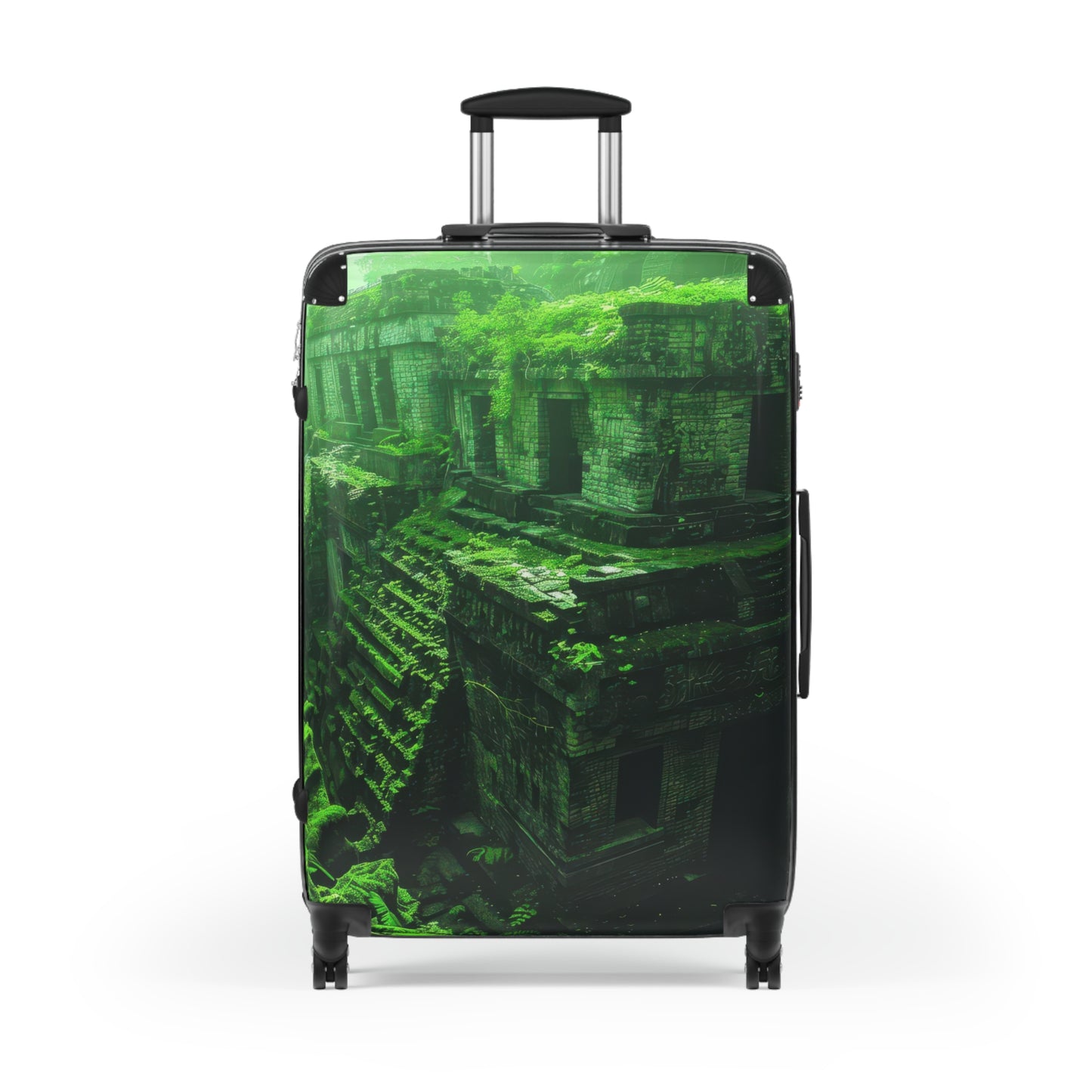 Nature Ancient Green Carry-On Suitcase - Stylish Luggage for Travelers