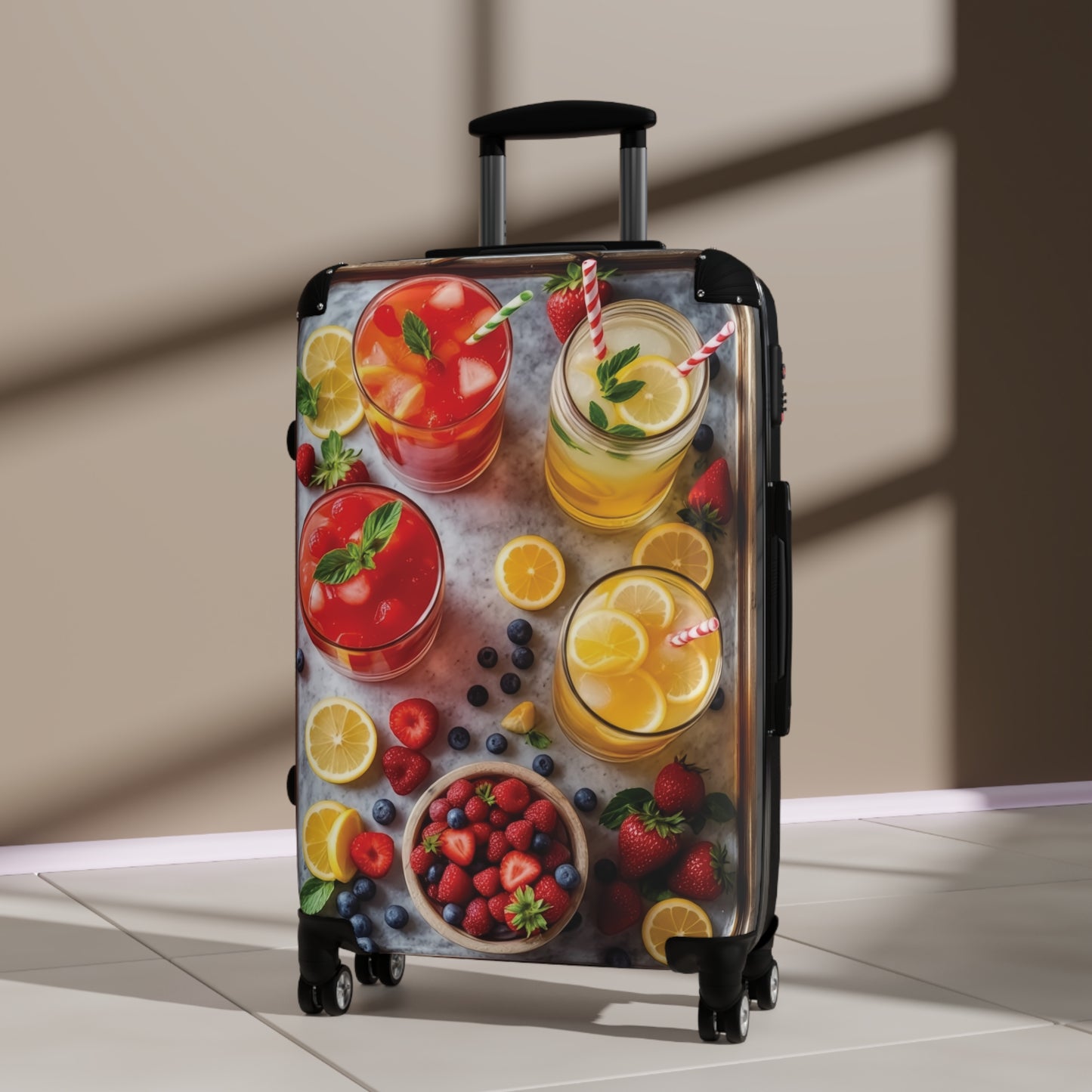 Nature Summer Fruit Carry-On Suitcase - Stylish Luggage for Travelers