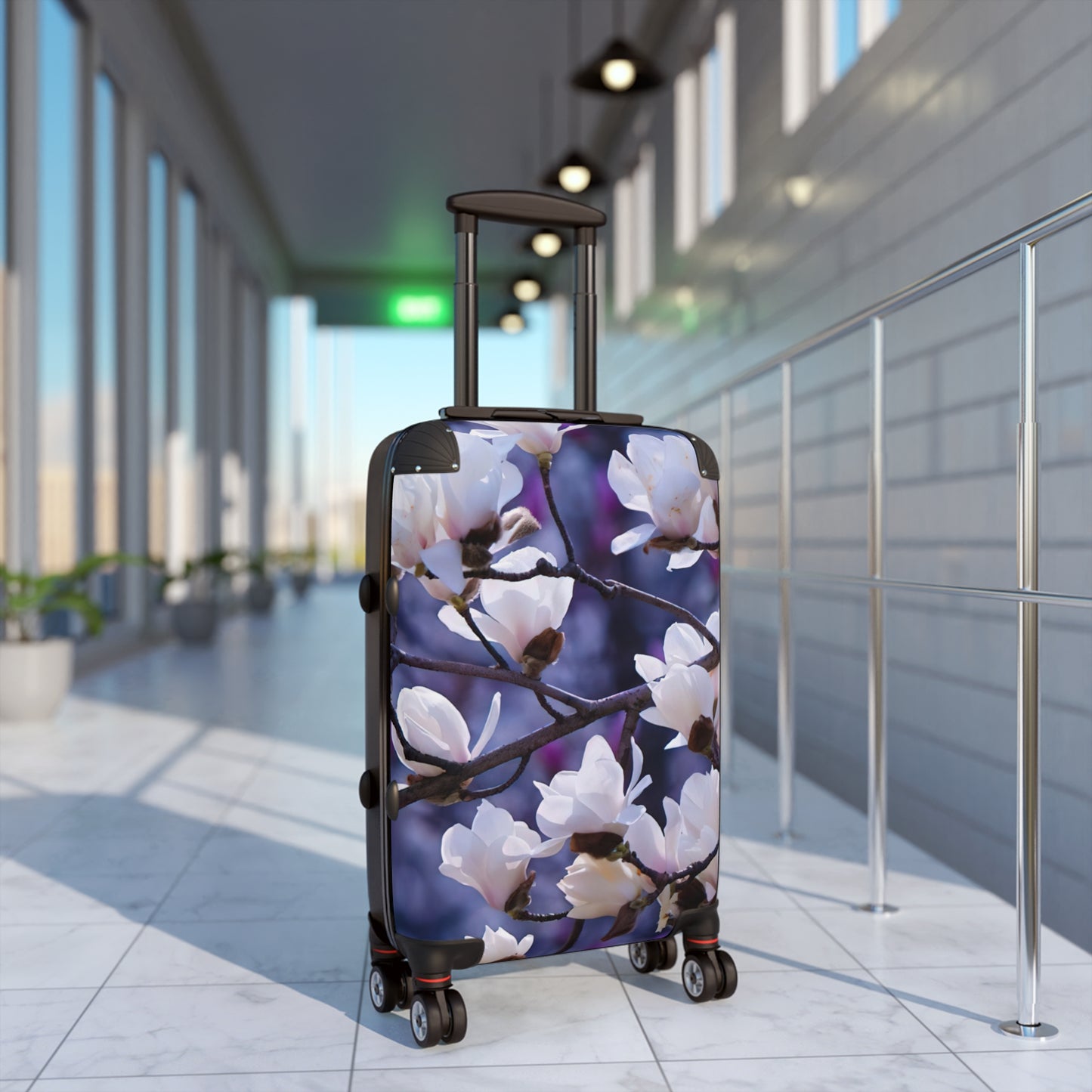 Nature Flowers Floral Sakura Aesthetic Art Carry-On Suitcase - Stylish Luggage for Travelers