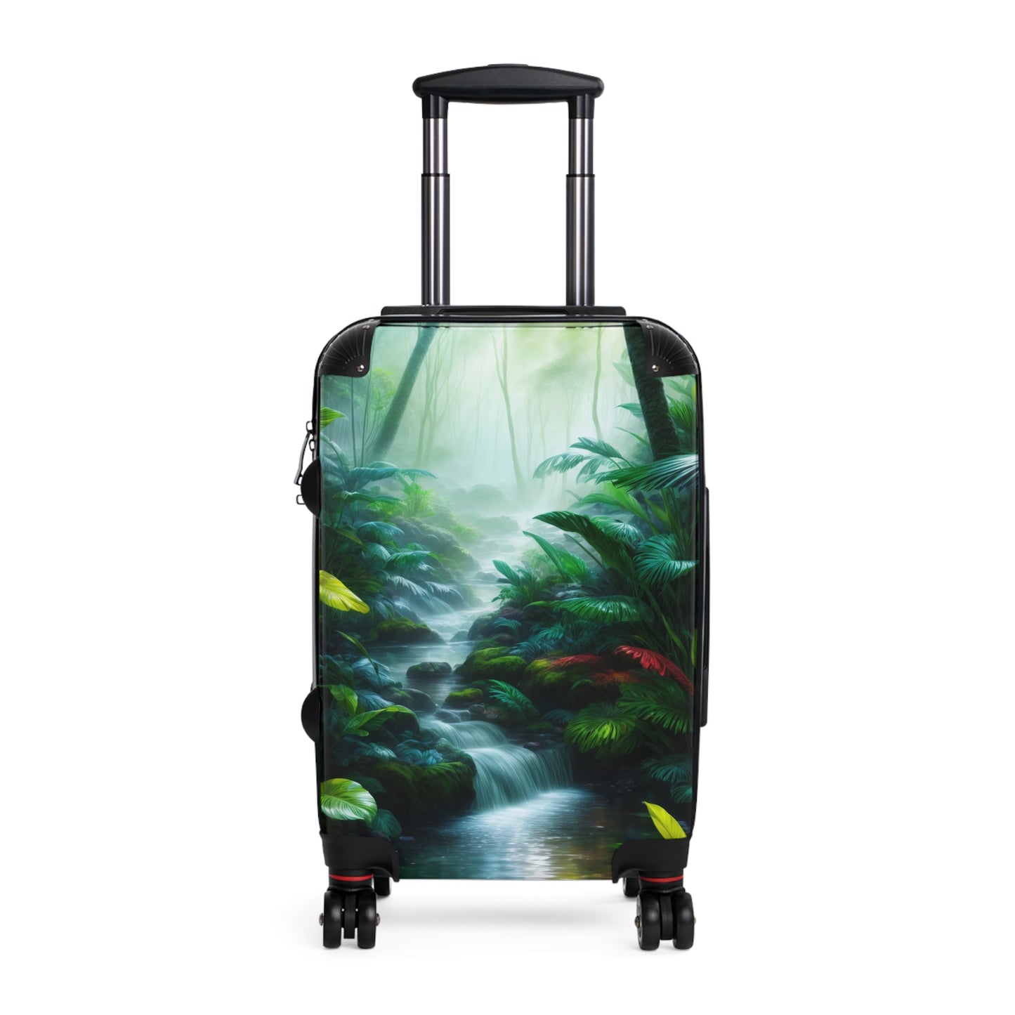 Nature Landscape Rain Forest Art Carry-On Suitcase - Stylish Luggage for Travelers