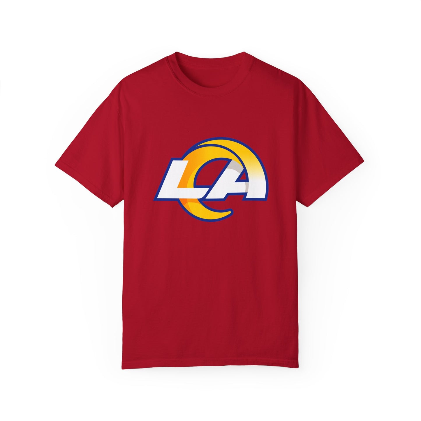 Los Angeles Rams Merchandise Garment-Dyed T-Shirt – Premium Cotton Tee for Customization