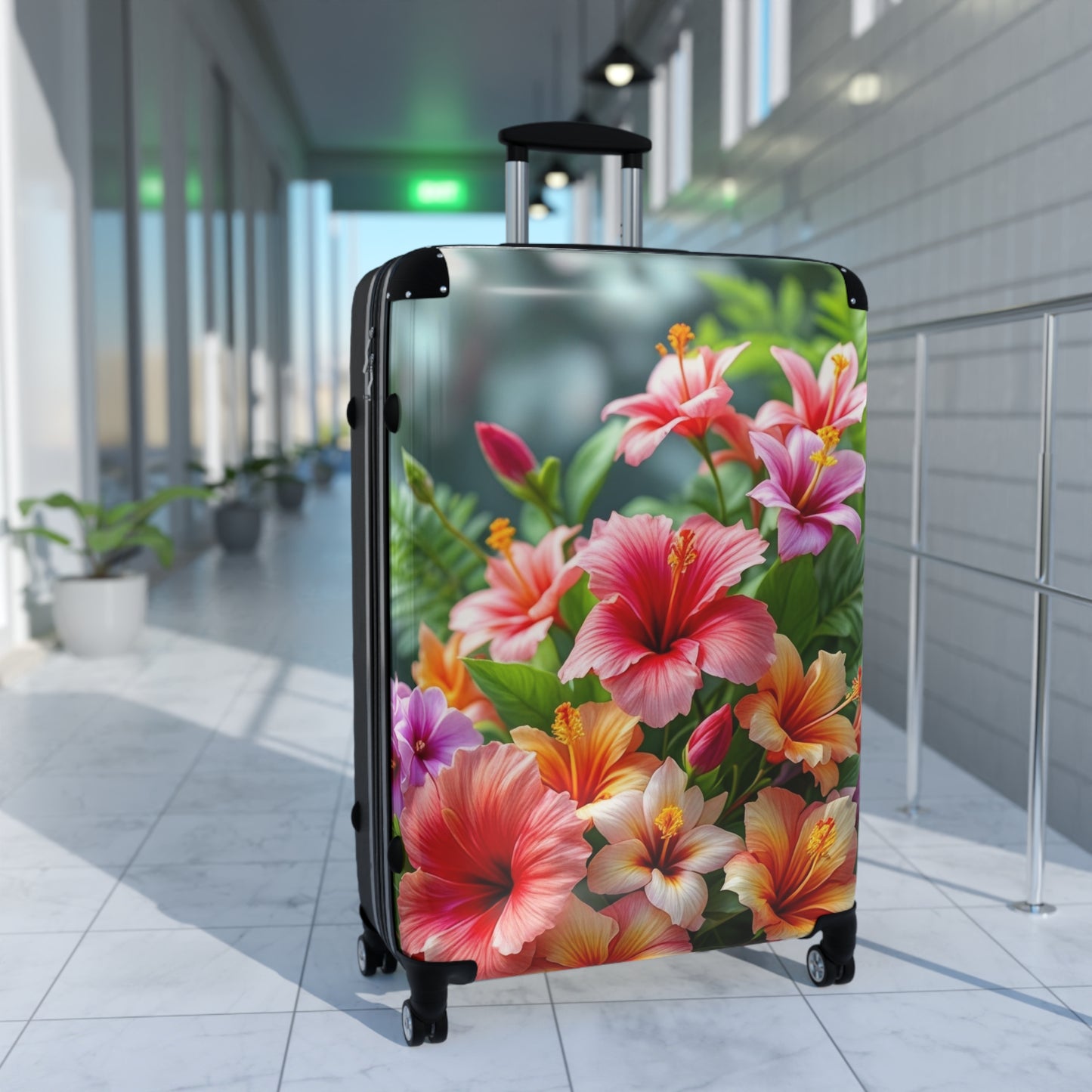 Nature Flowers Floral Close Up Colorful Art Carry-On Suitcase - Stylish Luggage for Travelers