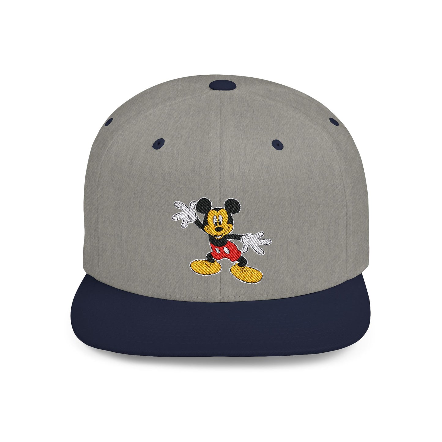 Mickey Mouse Fun Disney Flat Bill Snapback – Lightweight, Custom Fit, Premium Quality