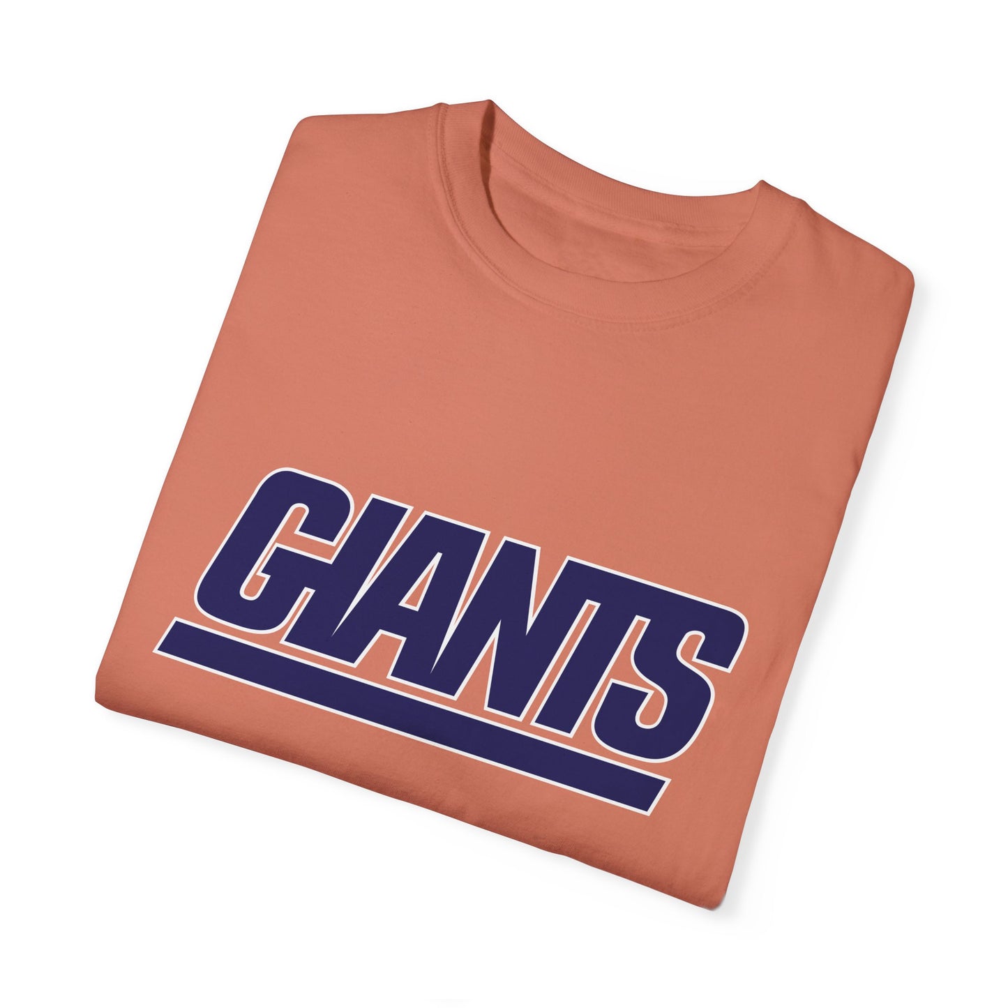 New York Giants Gear Garment-Dyed T-Shirt – Premium Cotton Tee for Customization