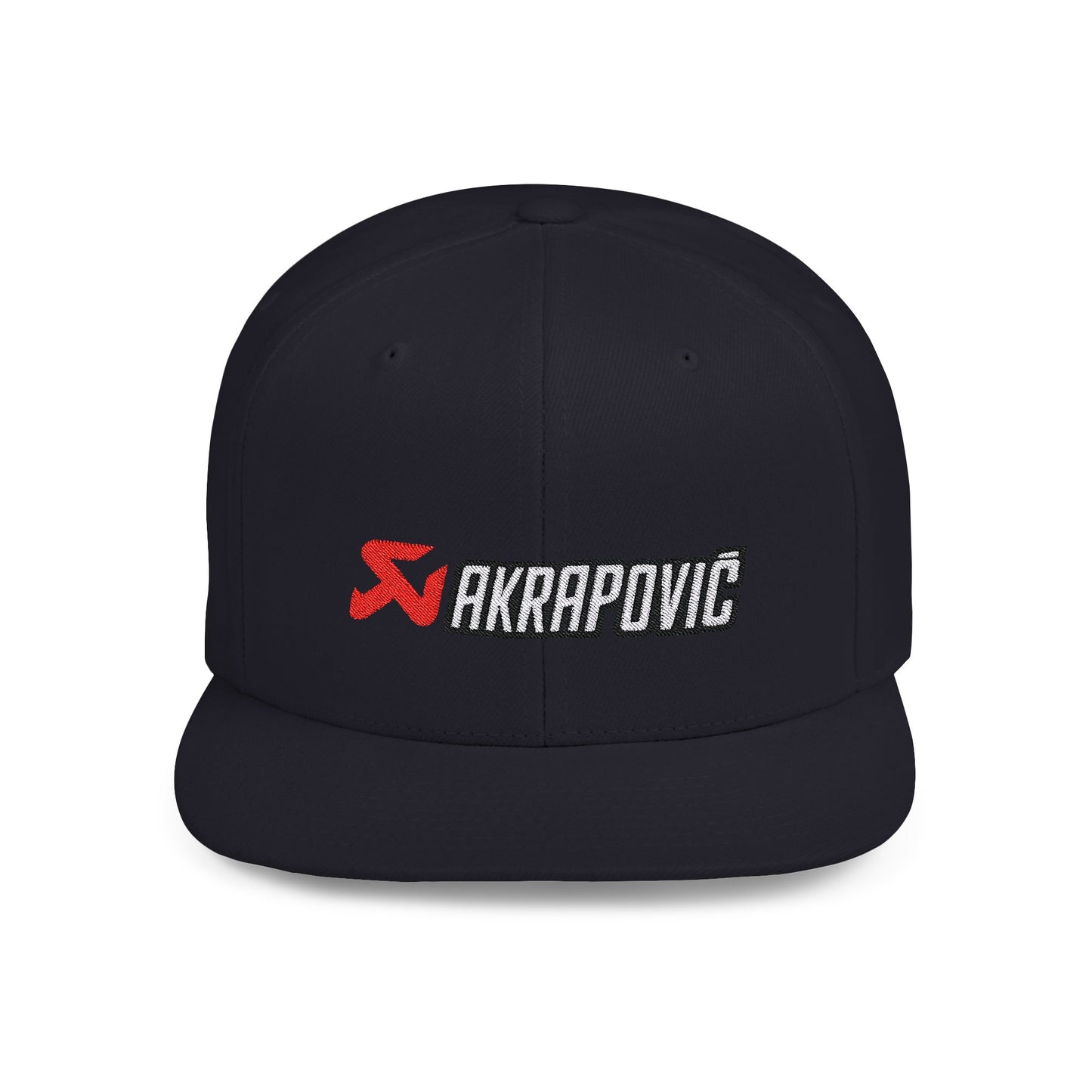 Akrapovič Flat Bill Snapback – Lightweight, Custom Fit, Premium Quality