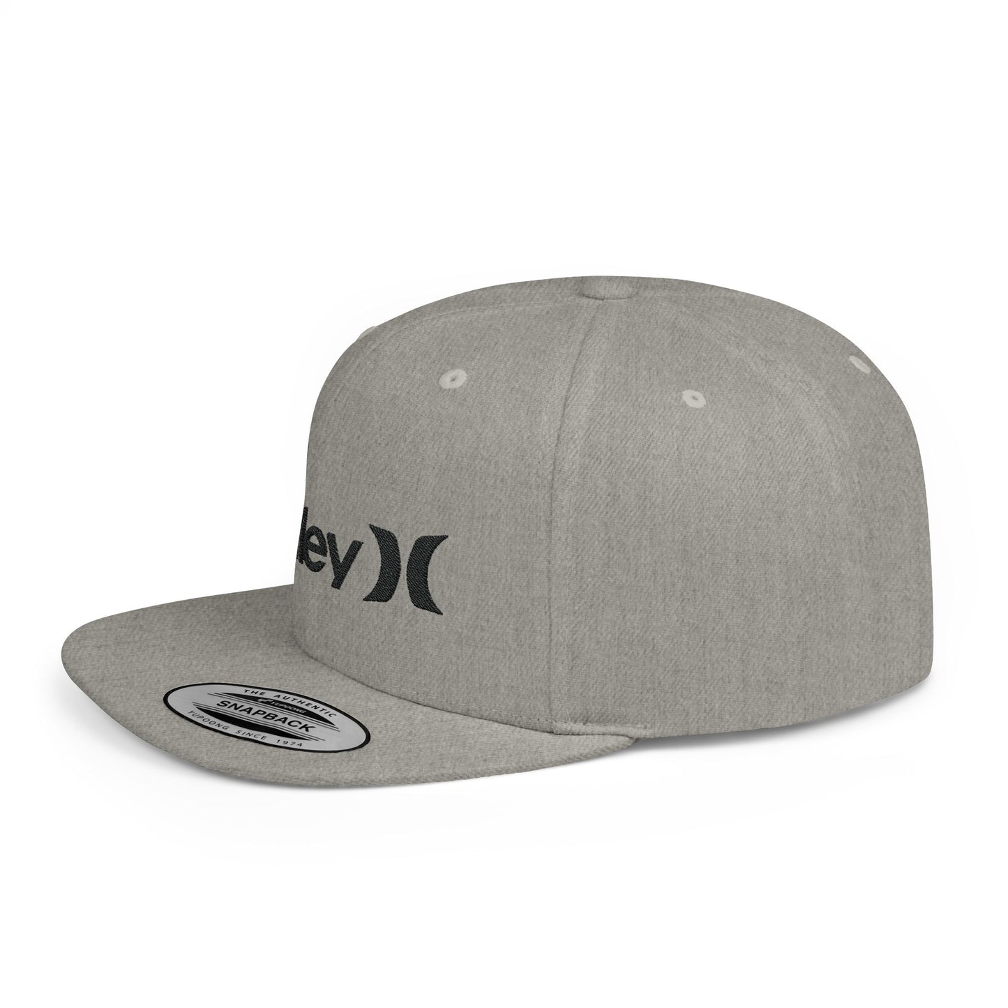 Hurley Company Flat Bill Snapback – Lightweight, Custom Fit, Premium Quality