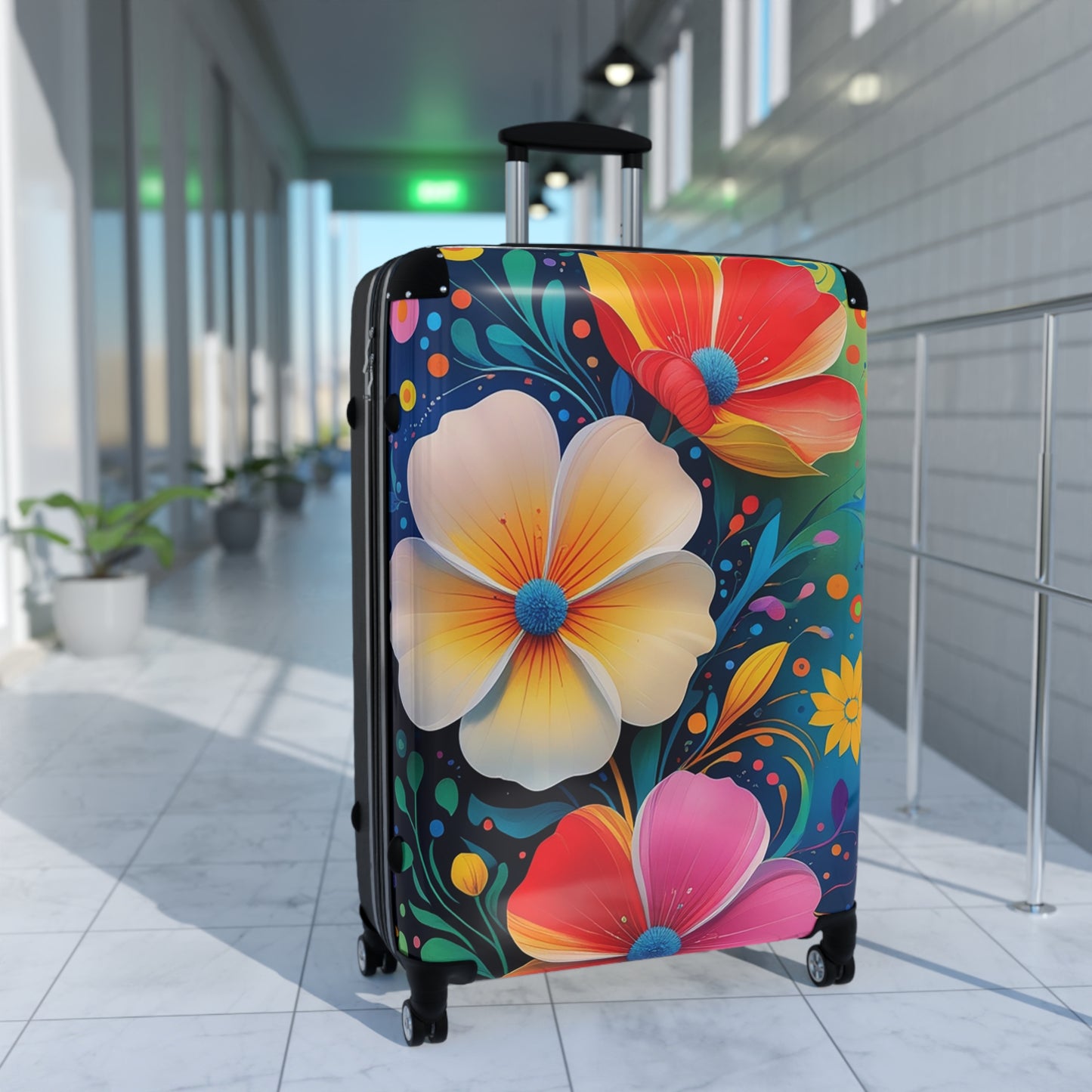 Nature Flowers Floral Spring Flowers Art Carry-On Suitcase - Stylish Luggage for Travelers