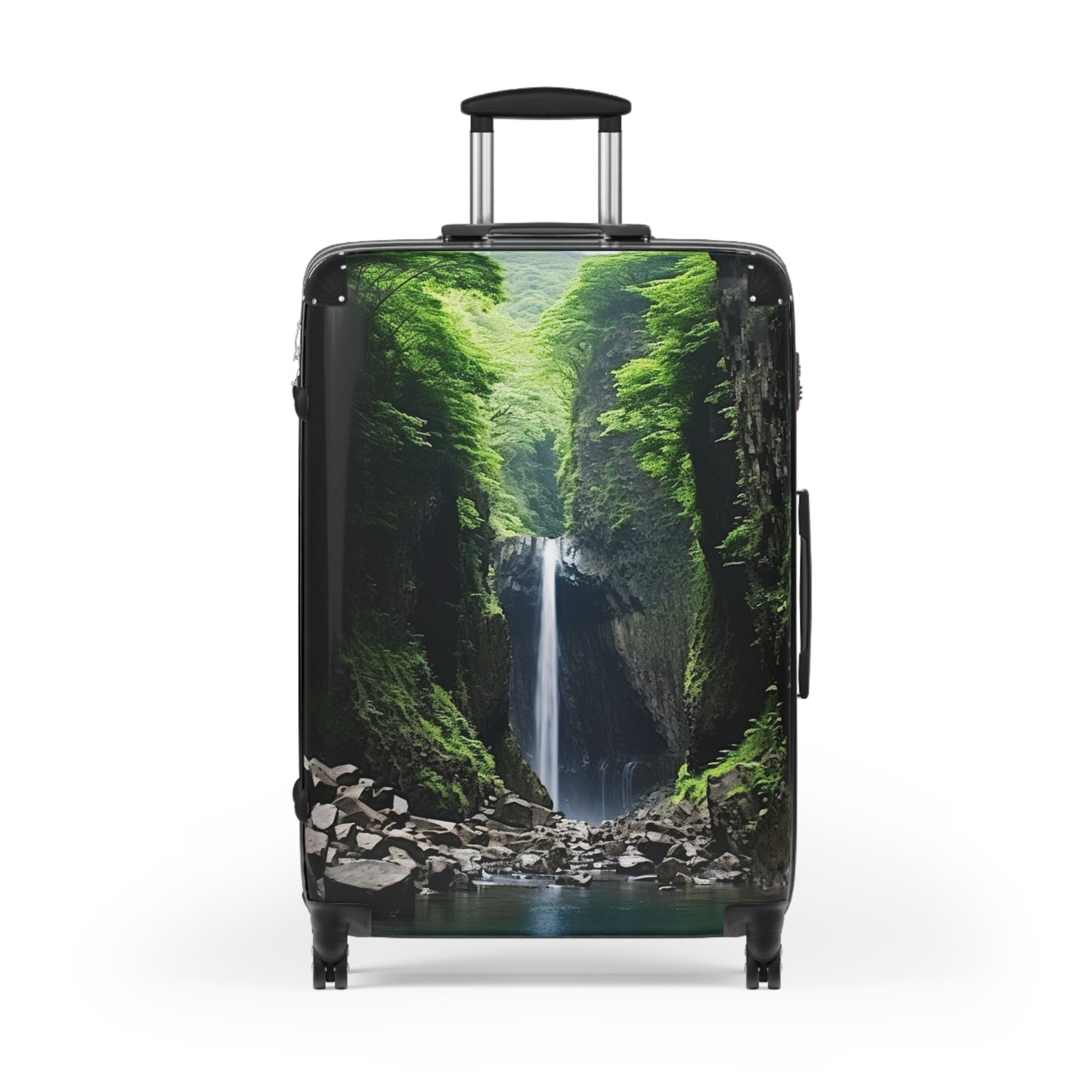 Nature Landscape Behind a Cayon Art Carry-On Suitcase - Stylish Luggage for Travelers