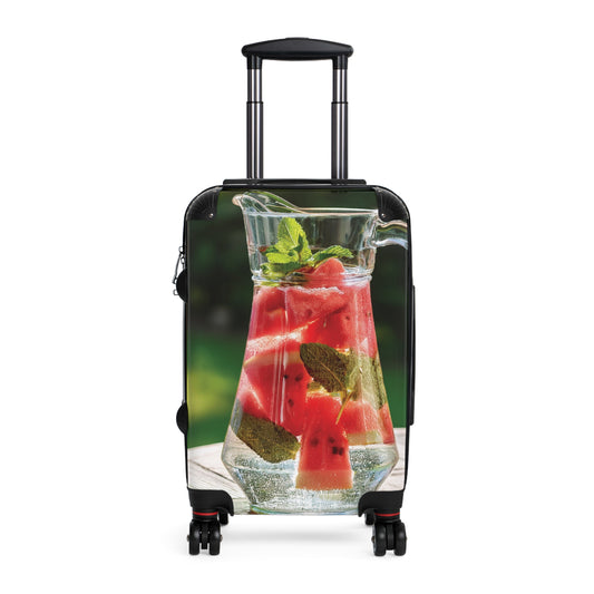 Nature Summer Watermelon Mint Carry-On Suitcase - Stylish Luggage for Travelers