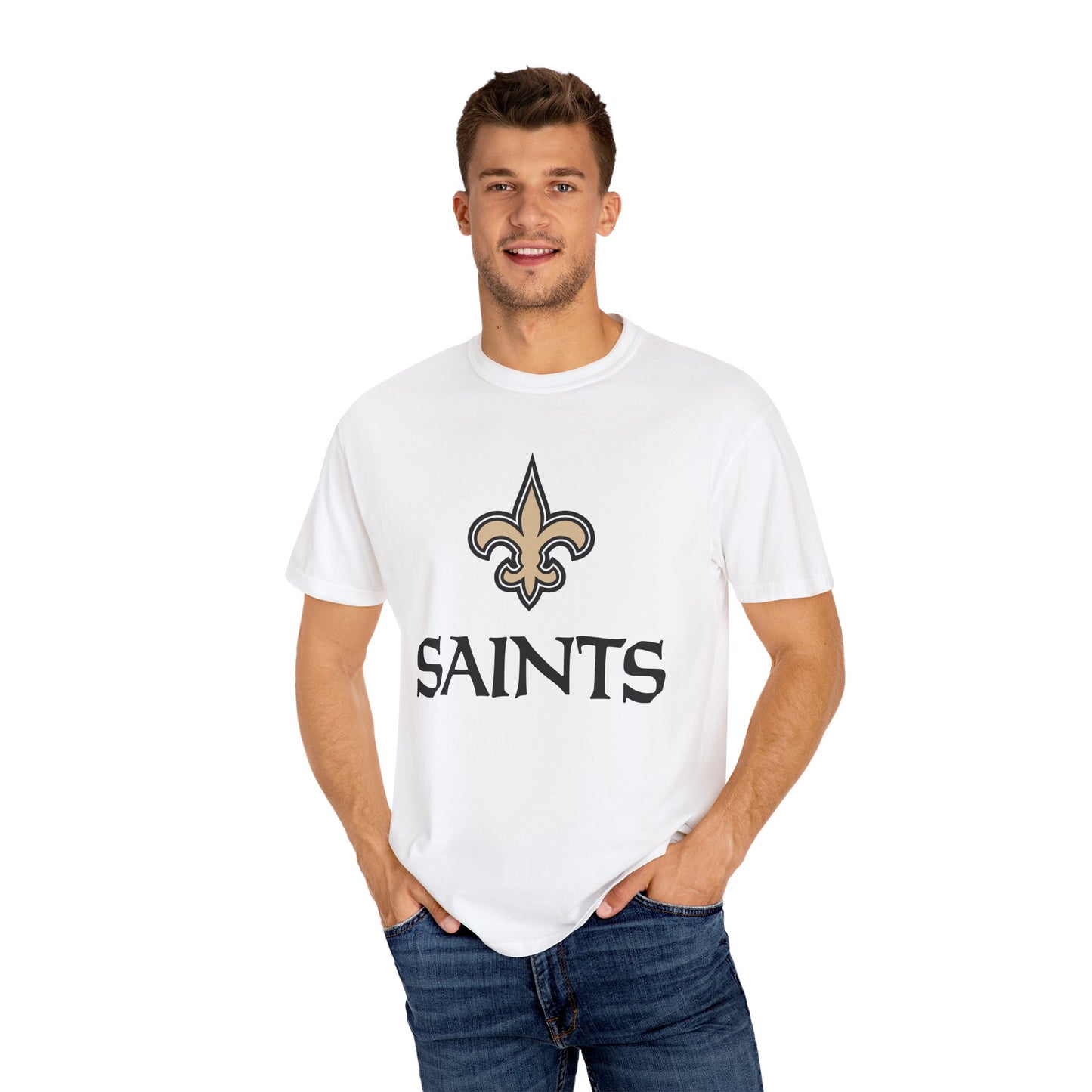 New Orleans Saints Fan Gifts Garment-Dyed T-Shirt – Premium Cotton Tee for Customization