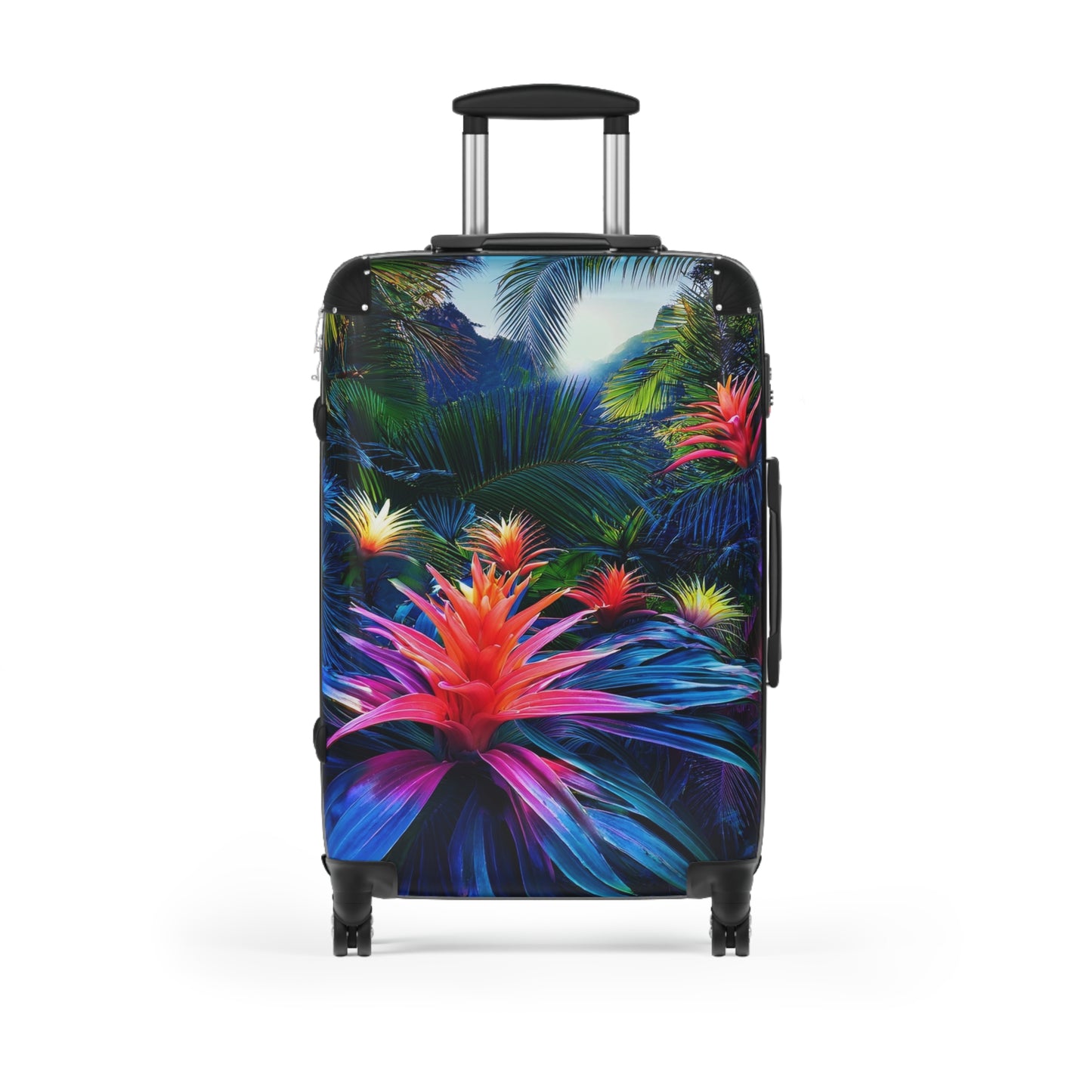 Nature Flowers Floral Tropical Art Carry-On Suitcase - Stylish Luggage for Travelers
