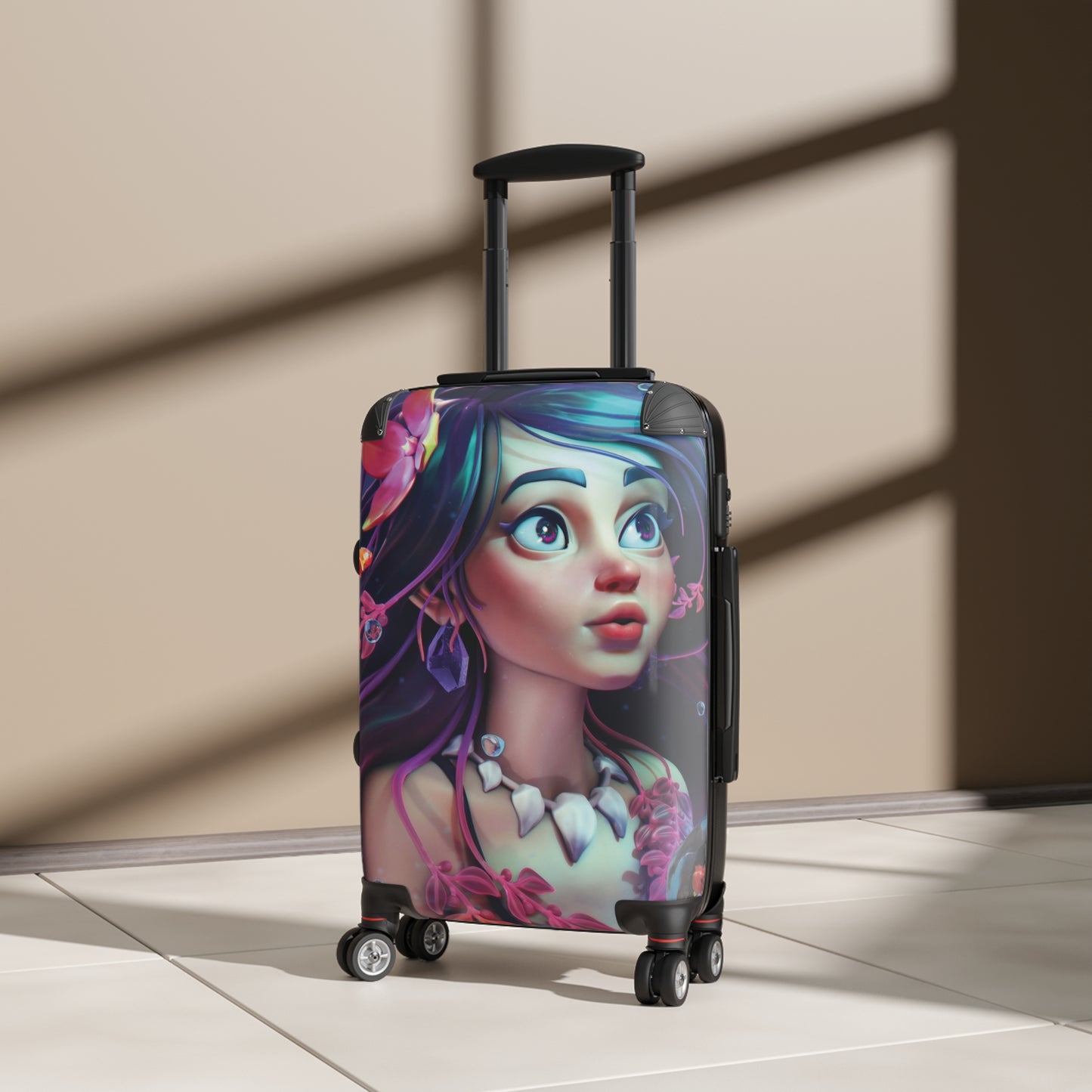 Art Mermaid Dream Carry-On Suitcase - Stylish Luggage for Travelers