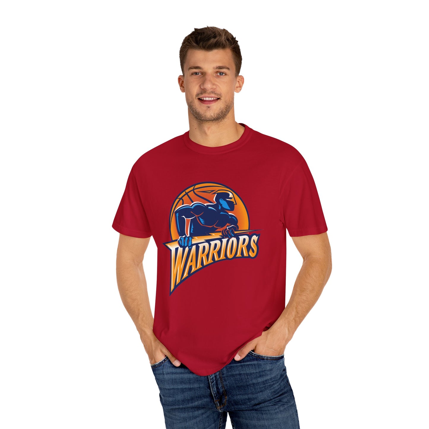 Golden State Warriors Game Day Garment-Dyed T-Shirt – Premium Cotton Tee for Customization