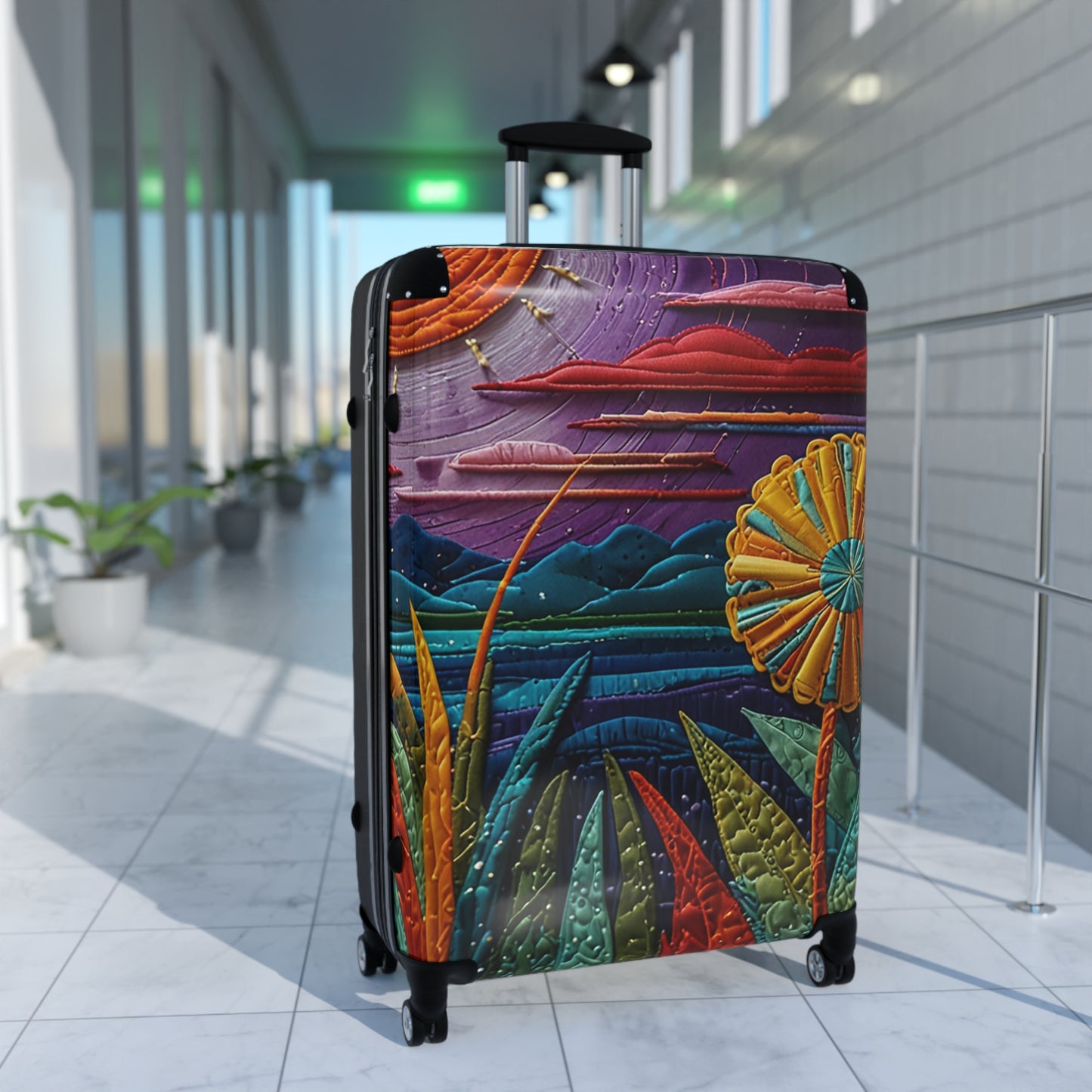 Nature Flowers Floral Spring Flower Art Carry-On Suitcase - Stylish Luggage for Travelers