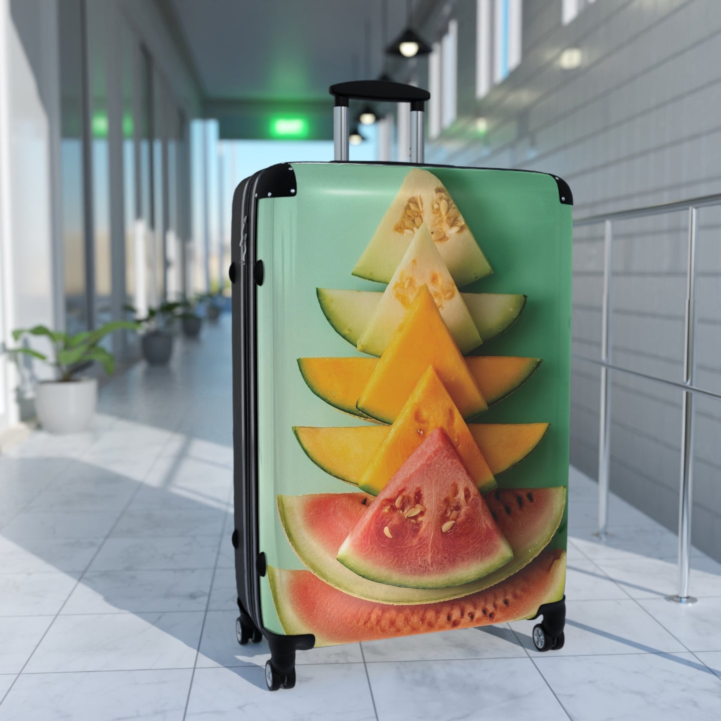 Nature Summer Stack Of Summer Carry-On Suitcase - Stylish Luggage for Travelers