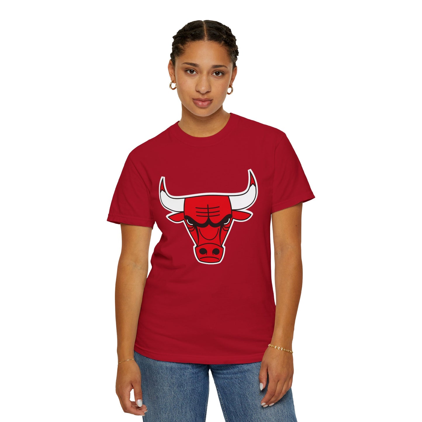 Chicago Bulls Built Different Garment-Dyed T-Shirt – Premium Cotton Tee for Customization