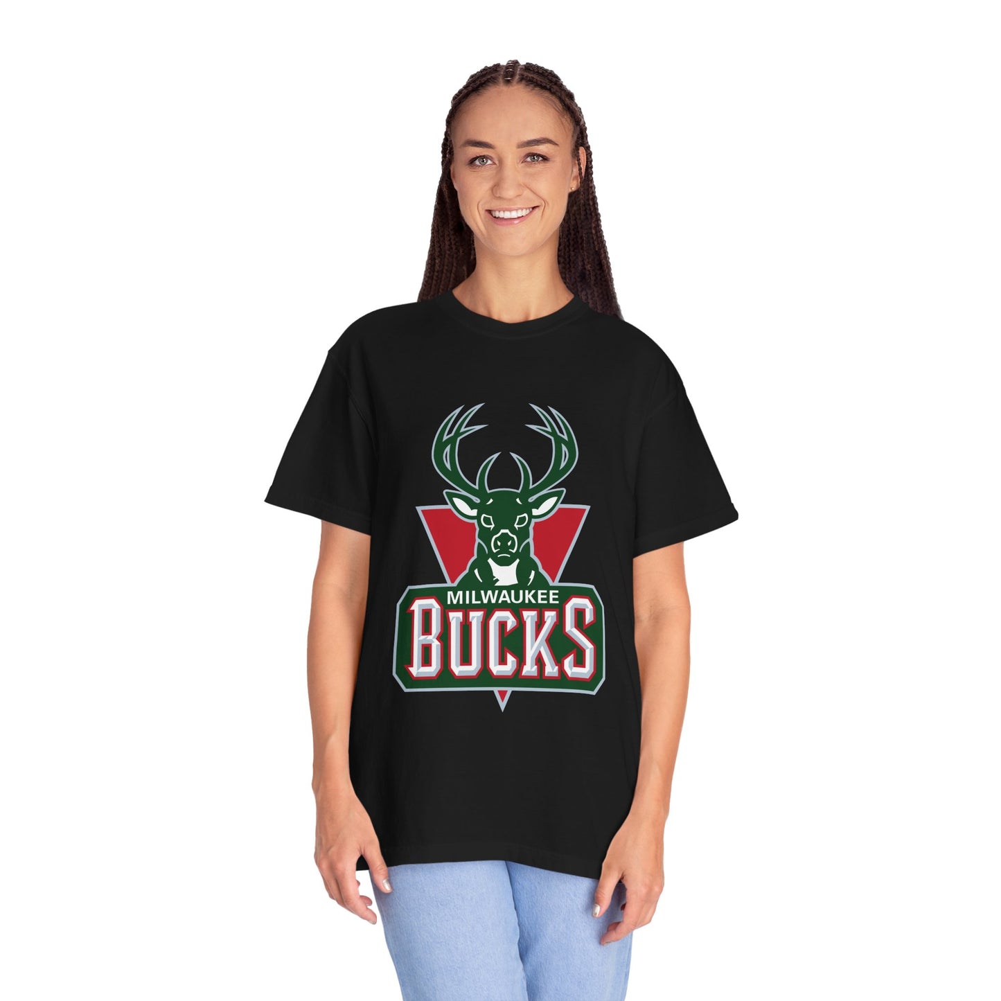 Milwaukee Bucks Strong Garment-Dyed T-Shirt – Premium Cotton Tee for Customization