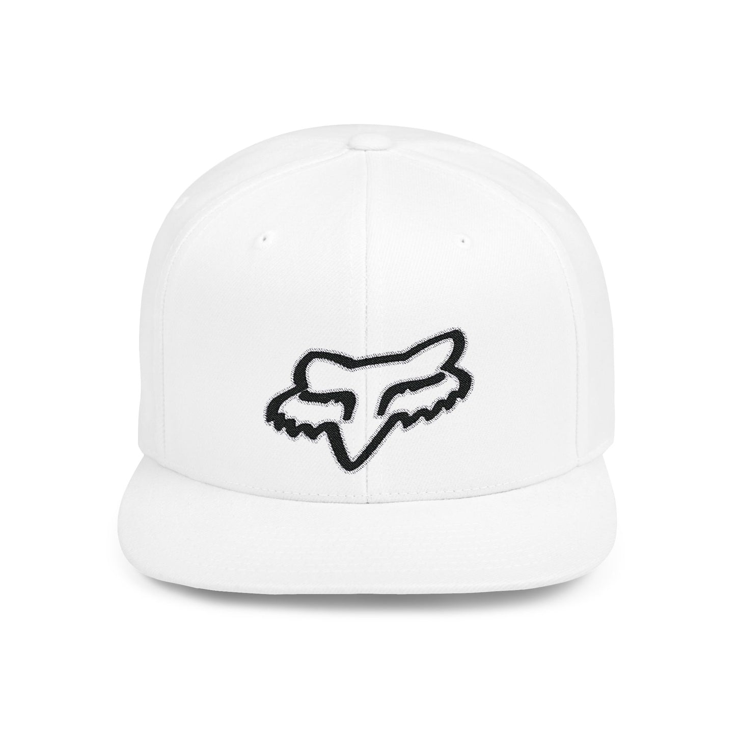 Fox Flat Bill Snapback – Lightweight, Custom Fit, Premium Quality