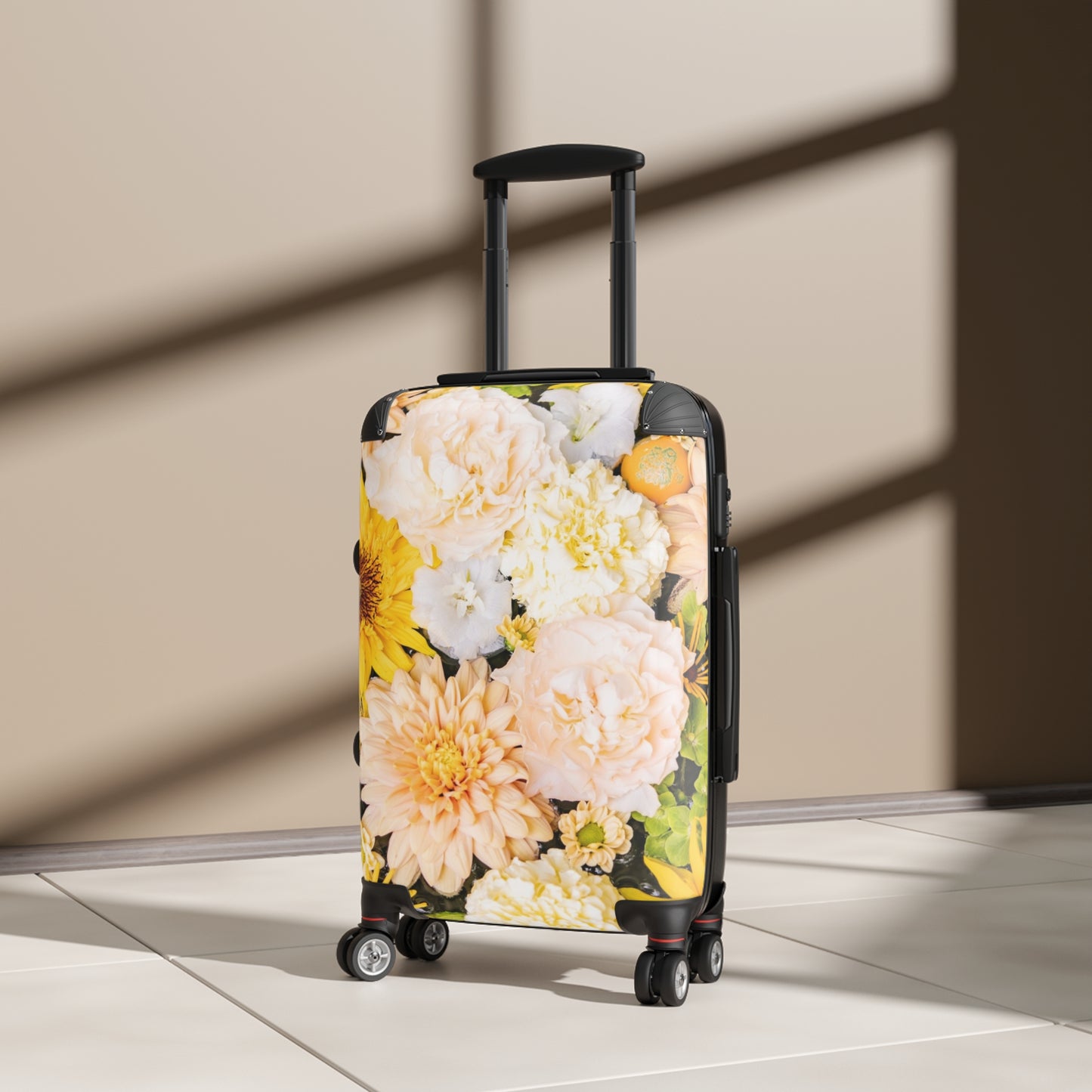Nature Flowers Floral Bouquet Art Carry-On Suitcase - Stylish Luggage for Travelers