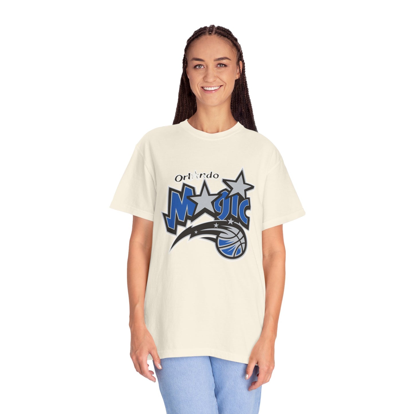 Orlando Magic Basketball Fanatics Garment-Dyed T-Shirt – Premium Cotton Tee for Customization