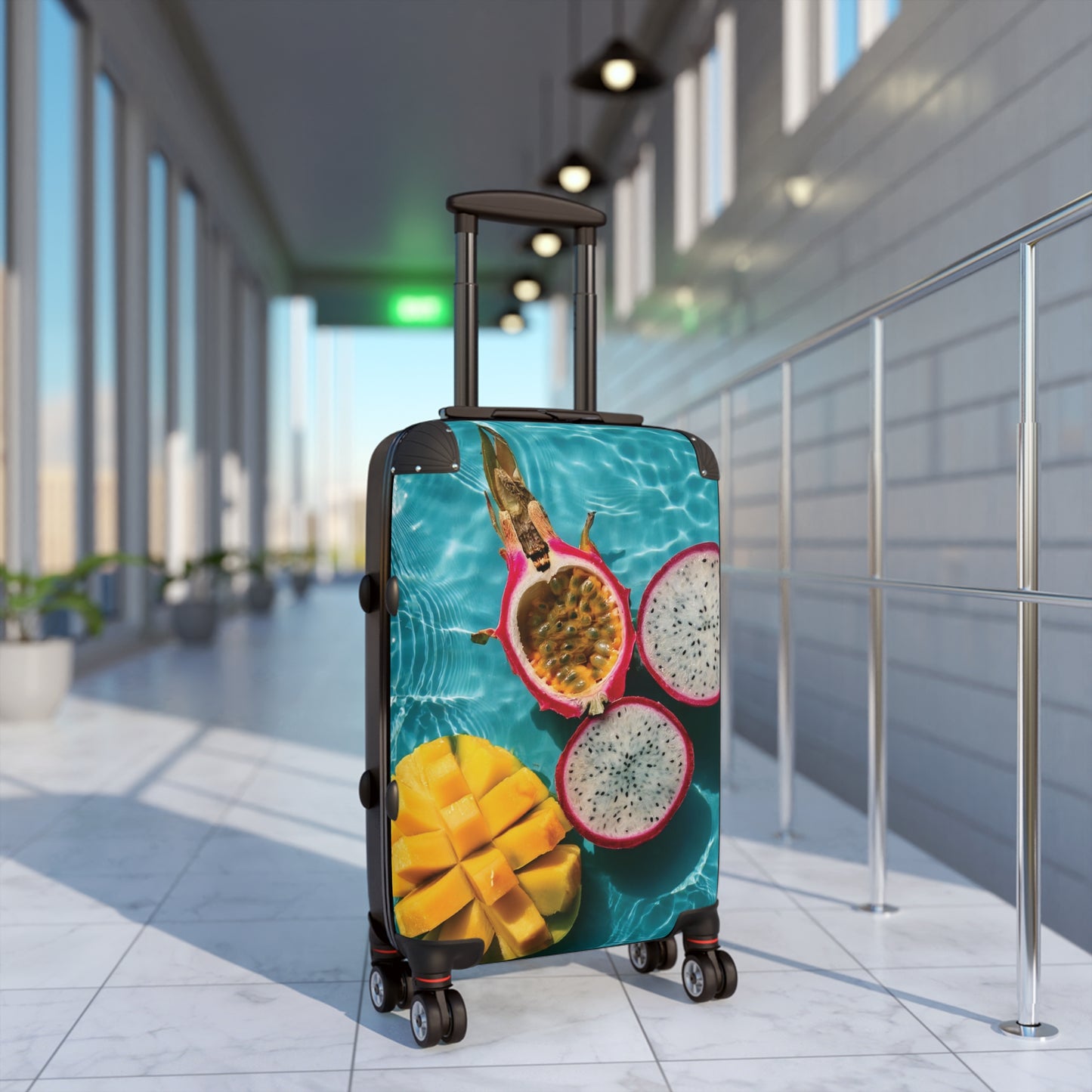Nature Summer Fruits FLoating Carry-On Suitcase - Stylish Luggage for Travelers