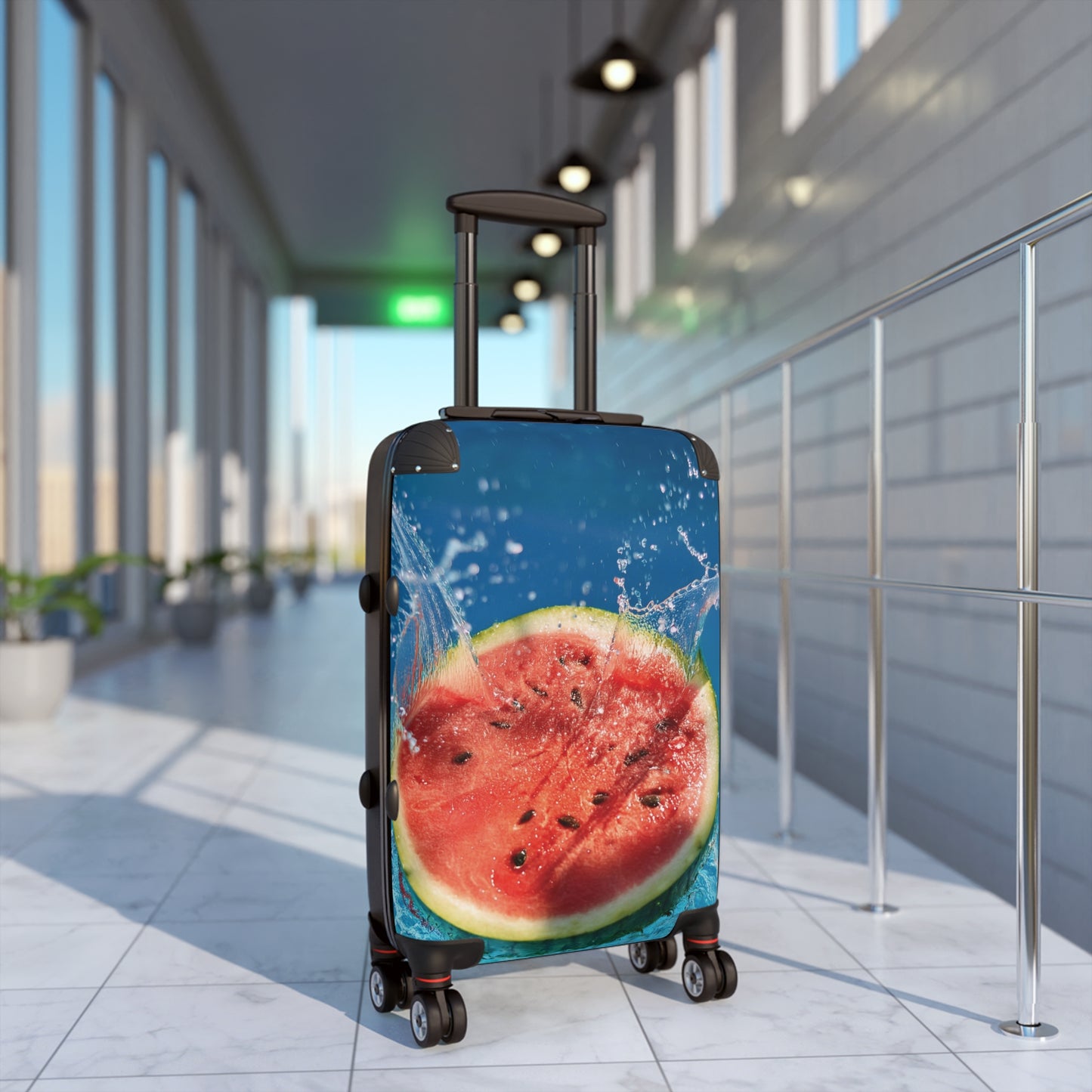 Nature Summer Watermelon Splash Carry-On Suitcase - Stylish Luggage for Travelers