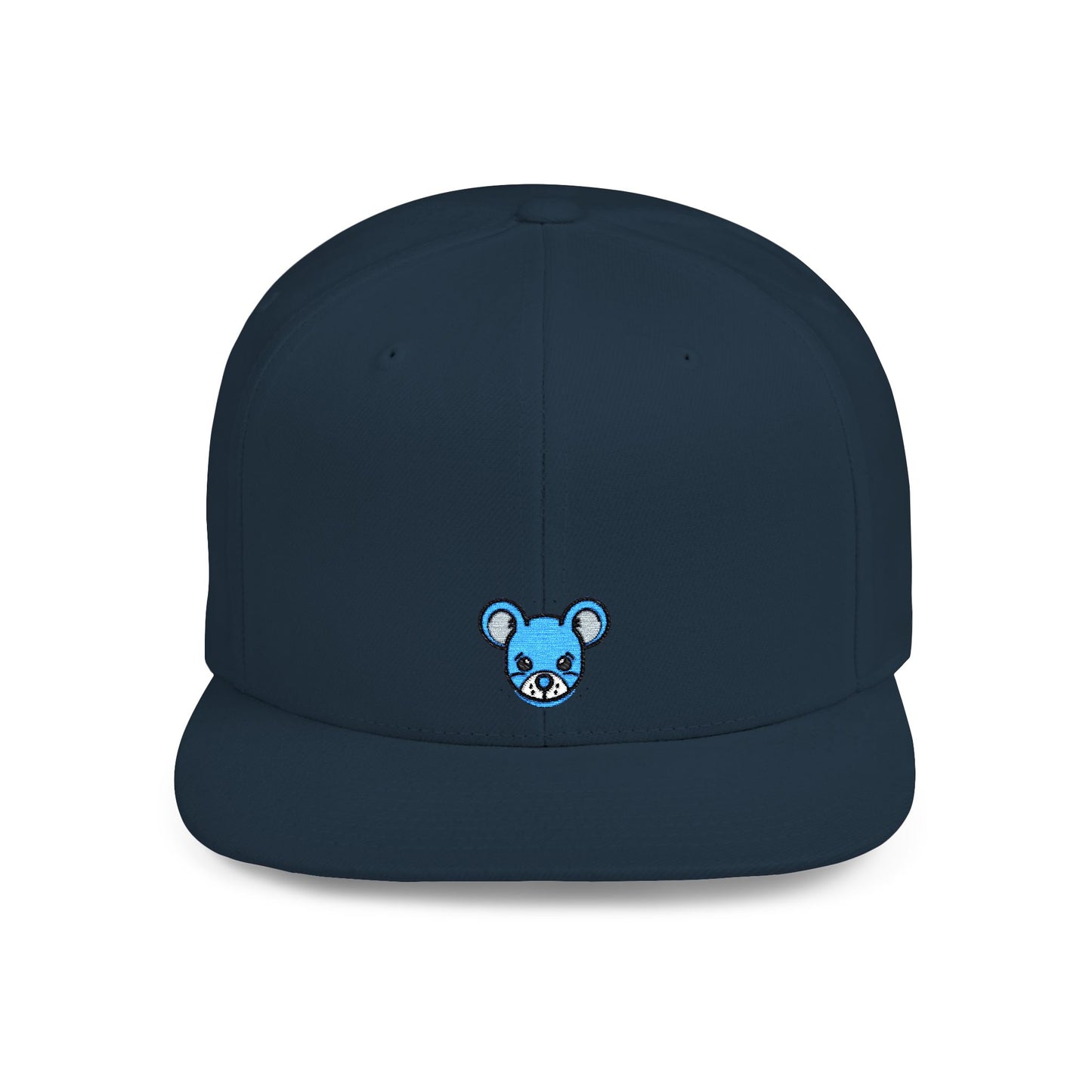 Icons Embroidered Mouse Flat Bill Snapback – Lightweight, Custom Fit, Premium Quality