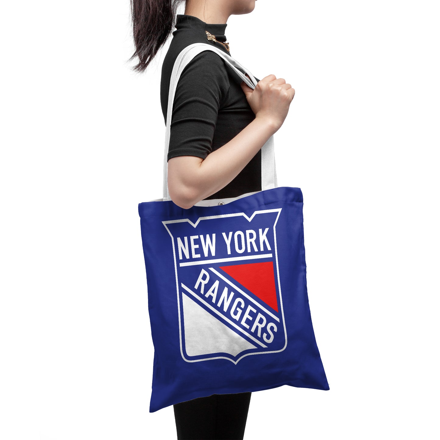 NHL New York Rangers Polyester Canvas Tote Bag – Durable and Stylish