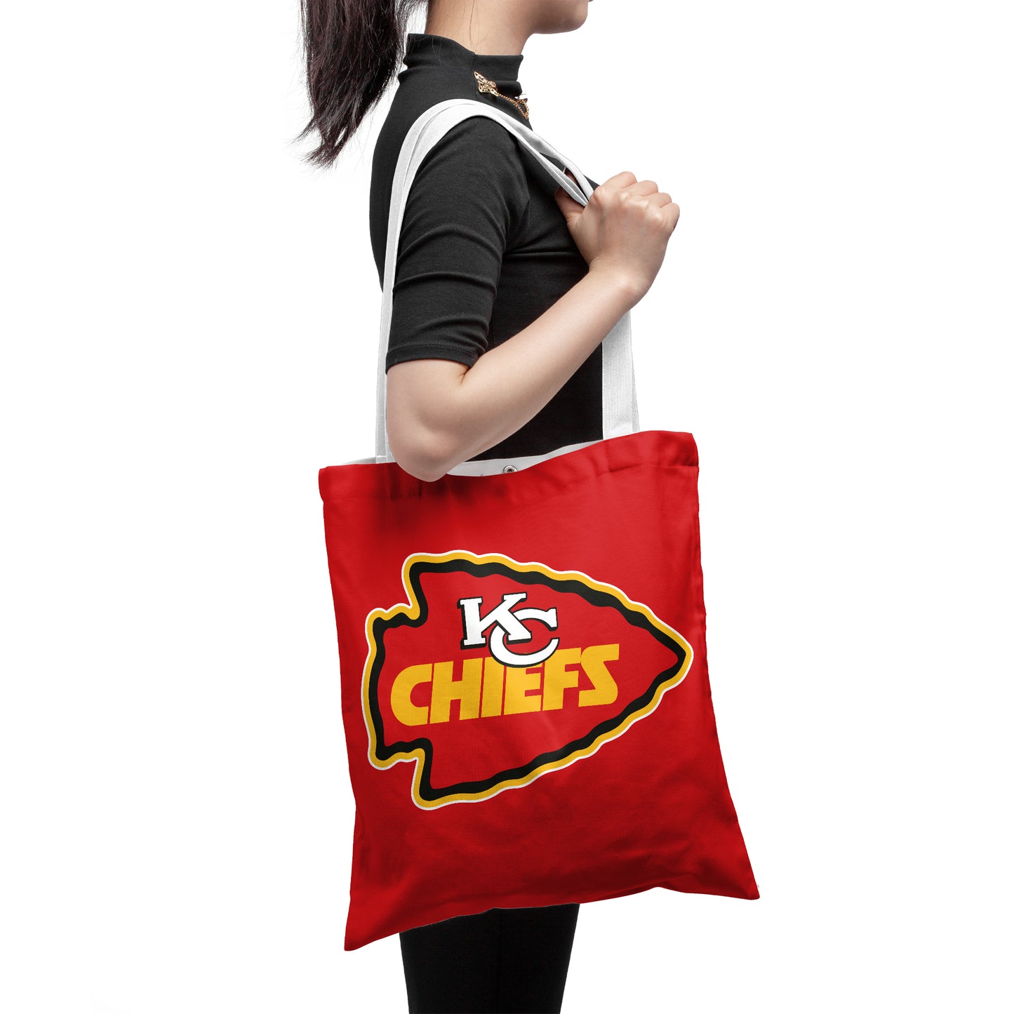 NFL Kansas City Chiefs NFL Polyester Canvas Tote Bag – Durable and Stylish
