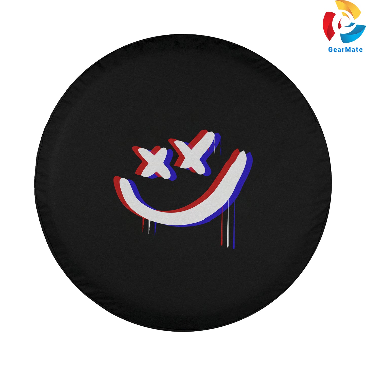 Drippy Smiley Spare Tire Cover – Premium Waterproof UV Resistant Protector