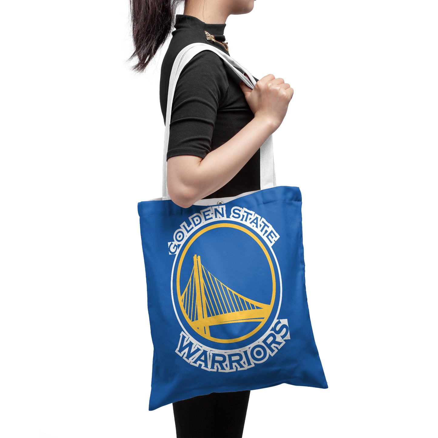 NBA Golden State Warriors Fans Polyester Canvas Tote Bag - Durable and Stylish