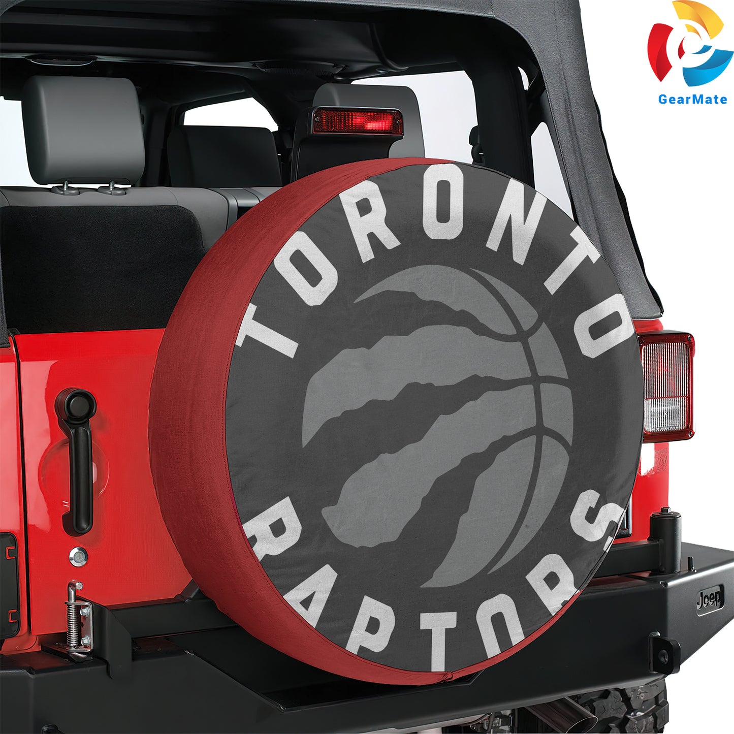 Toronto Raptors Gear Spare Tire Cover – Premium Waterproof UV-Resistant Protector