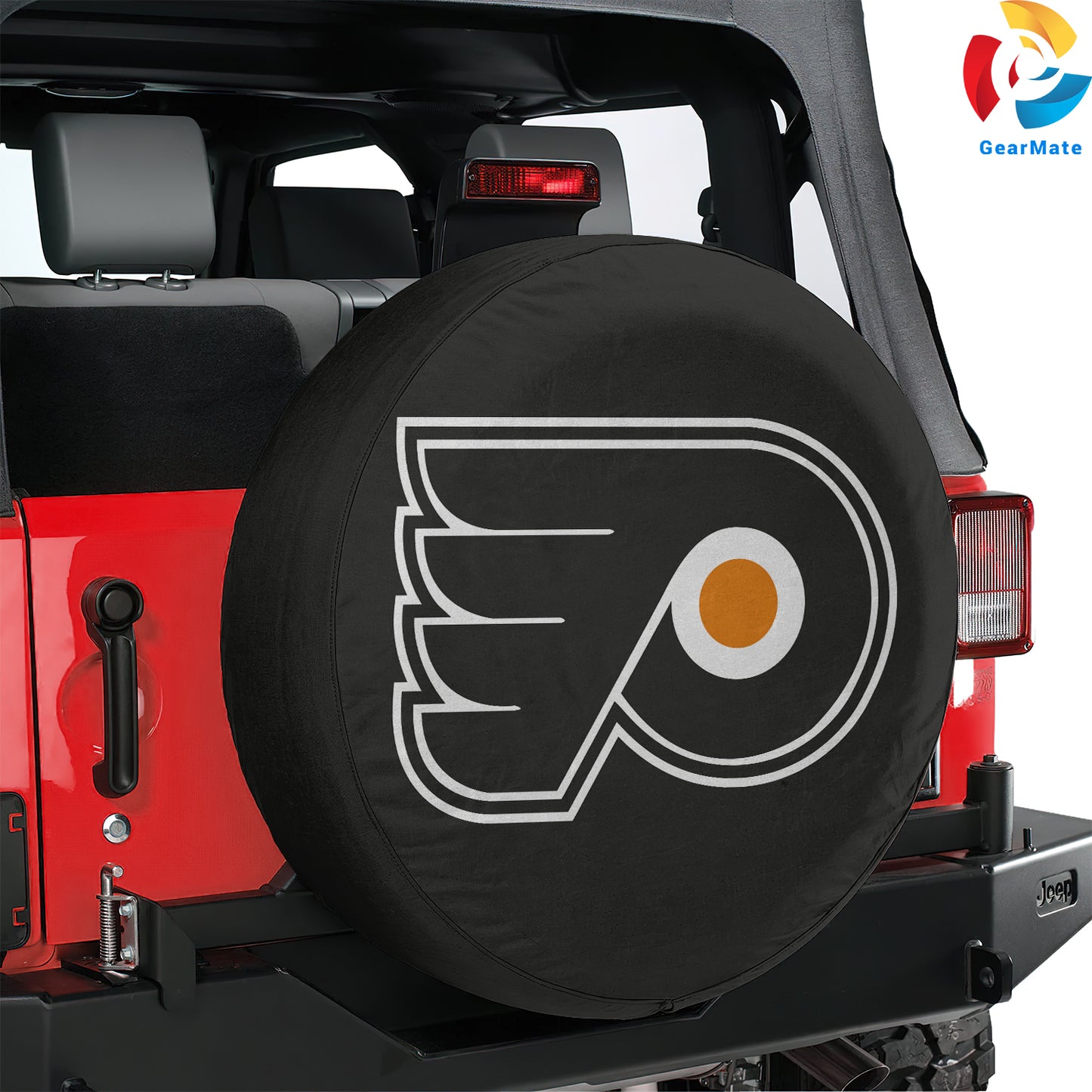 Philadelphia Flyers NHL Hockey Season Spare Tire Cover – Premium Waterproof UV-Resistant Protector