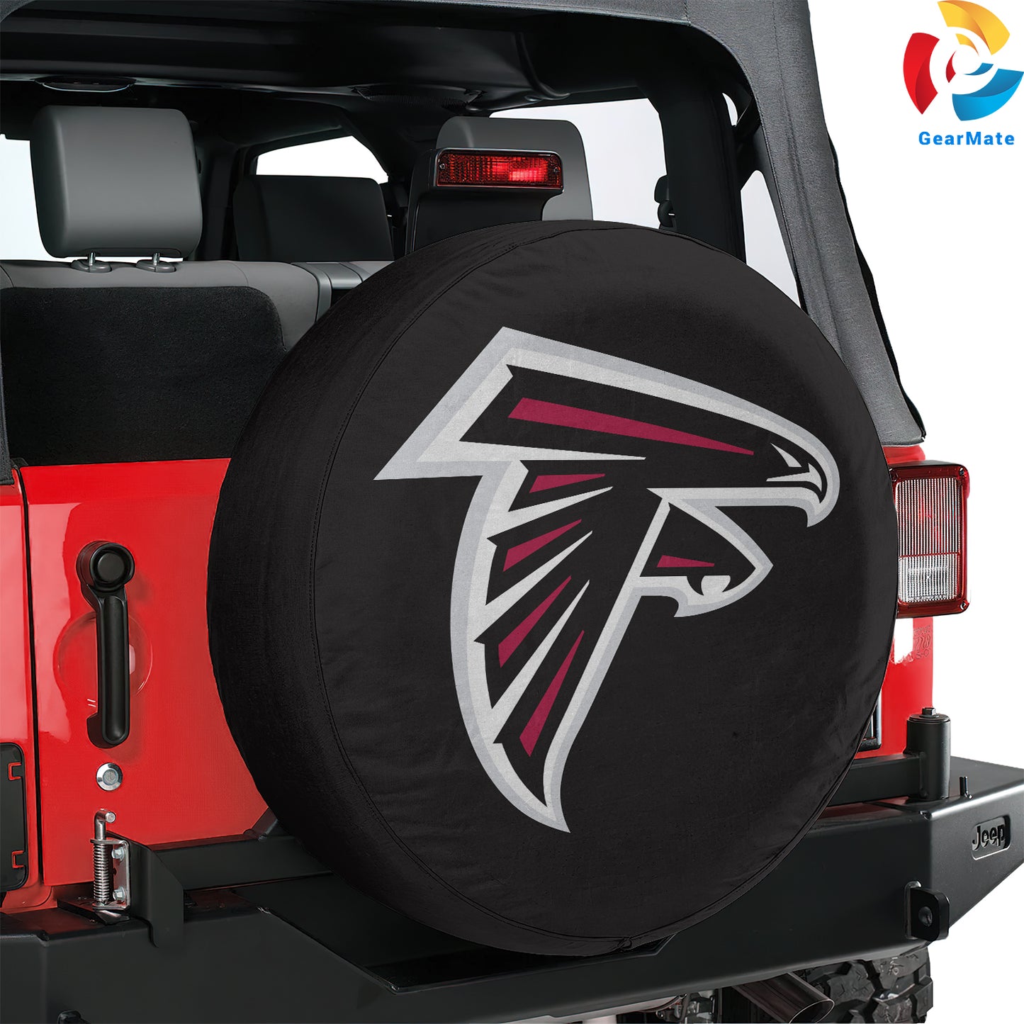 Atlanta Falcons NFL Fans Gear Spare Tire Cover – Premium Waterproof UV-Resistant Protector