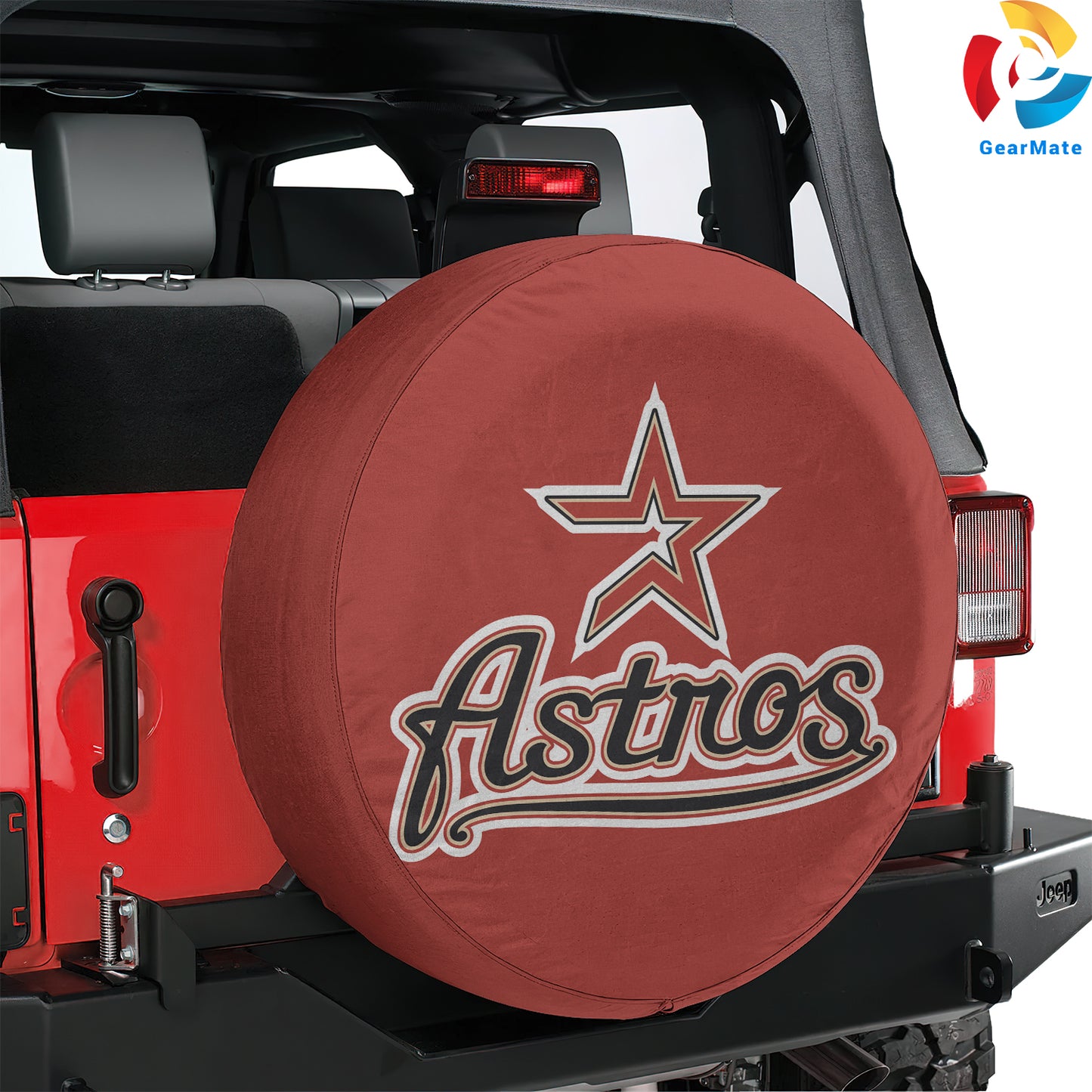 Houston Astros MLB Season Spare Tire Cover – Premium Waterproof UV-Resistant Protector