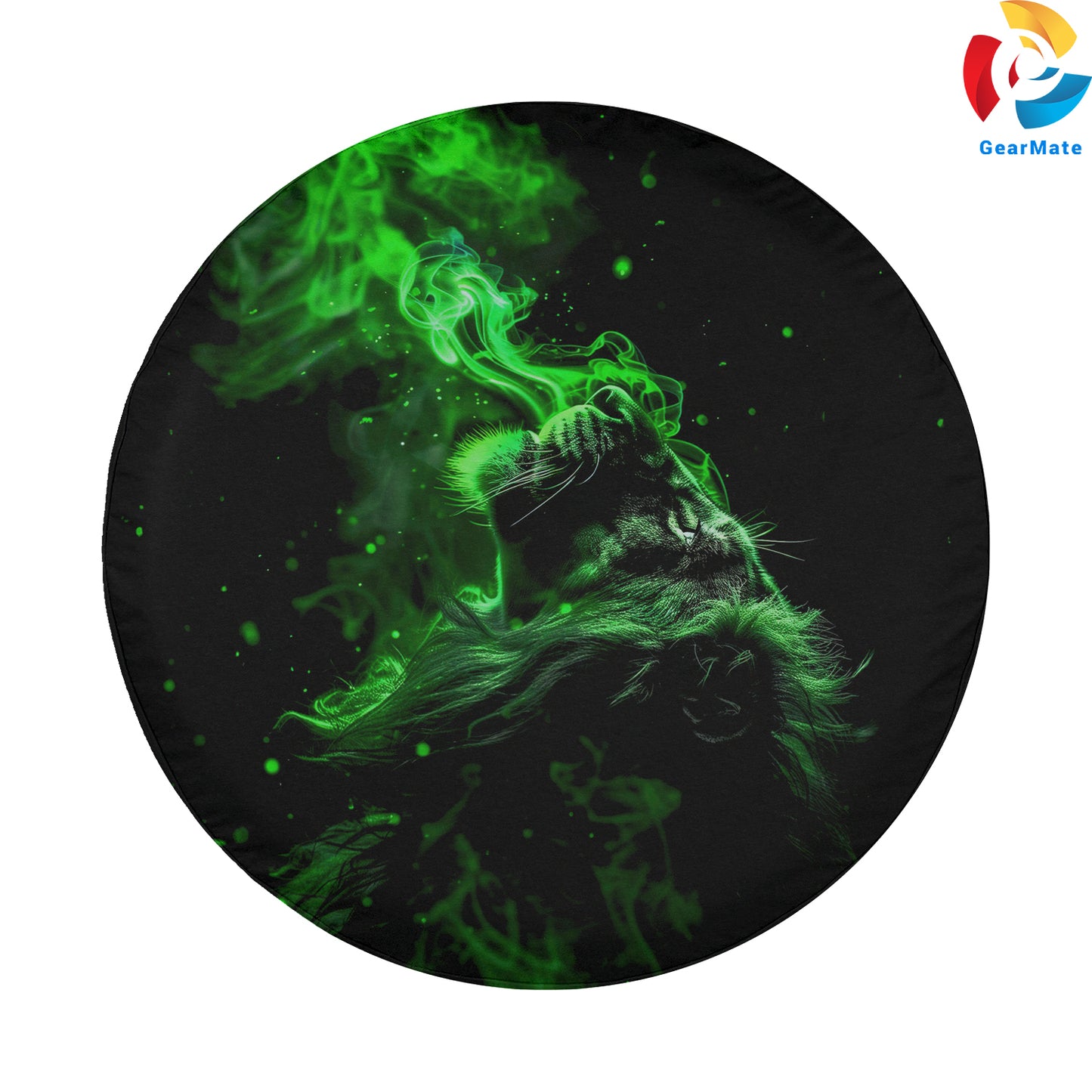 Lion Green Spare Tire Cover – Premium Waterproof UV Resistant Protector