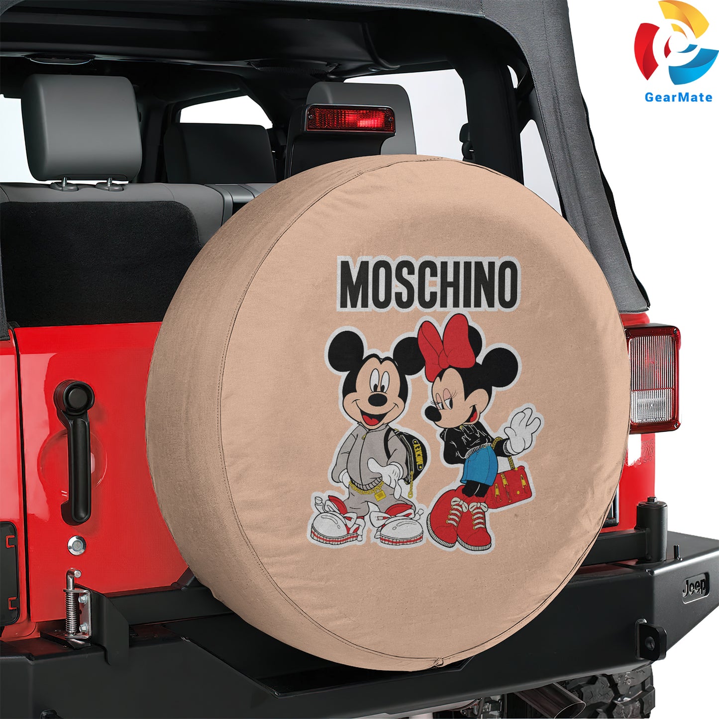 Moschino Spare Tire Cover – Premium Waterproof UV Resistant Protector