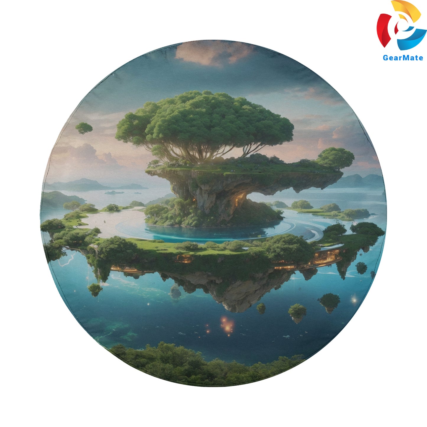Nature Lake Scenery Spare Tire Cover – Premium Waterproof UV Resistant Protector
