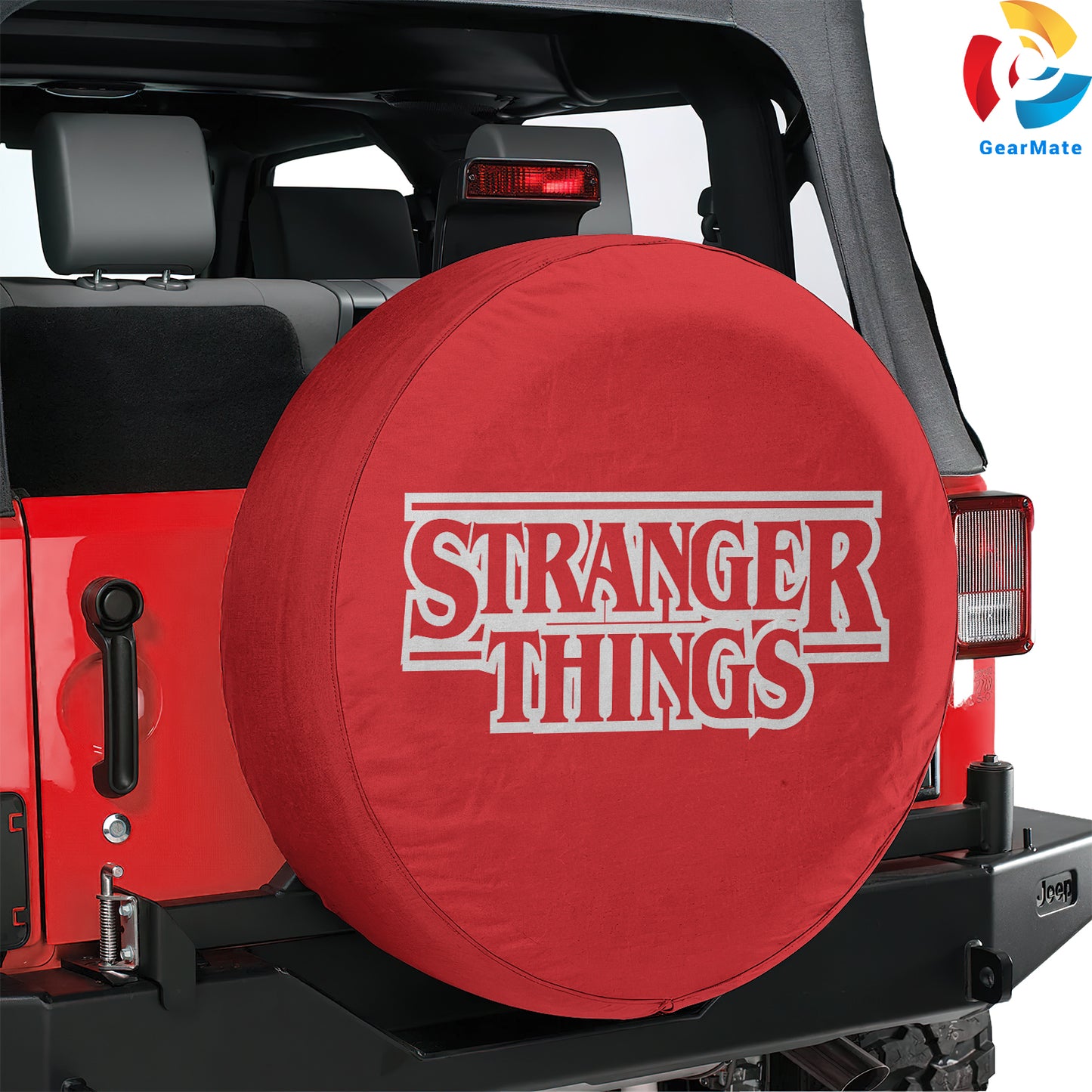 Stranger Things Spare Tire Cover – Premium Waterproof UV Resistant Protector