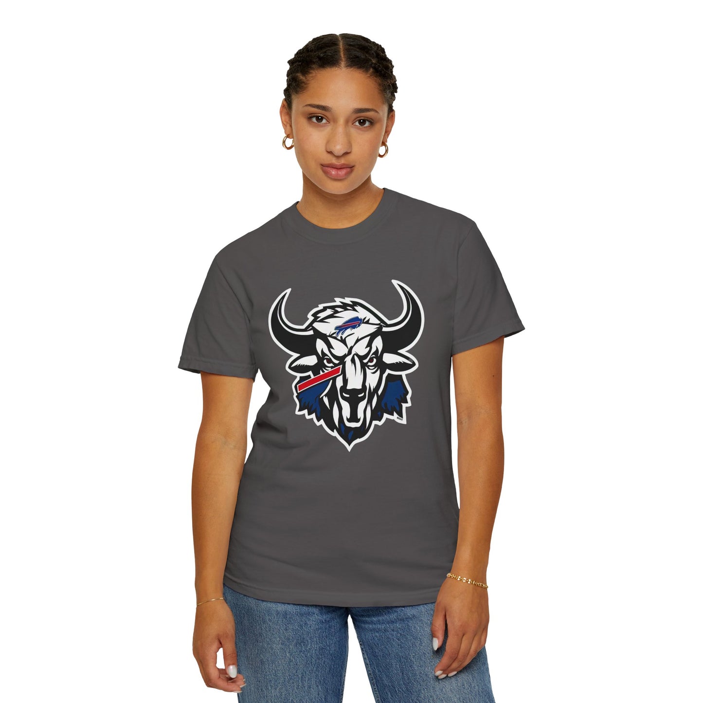 Buffalo Bills New Style Garment-Dyed T-Shirt – Premium Cotton Tee for Customization