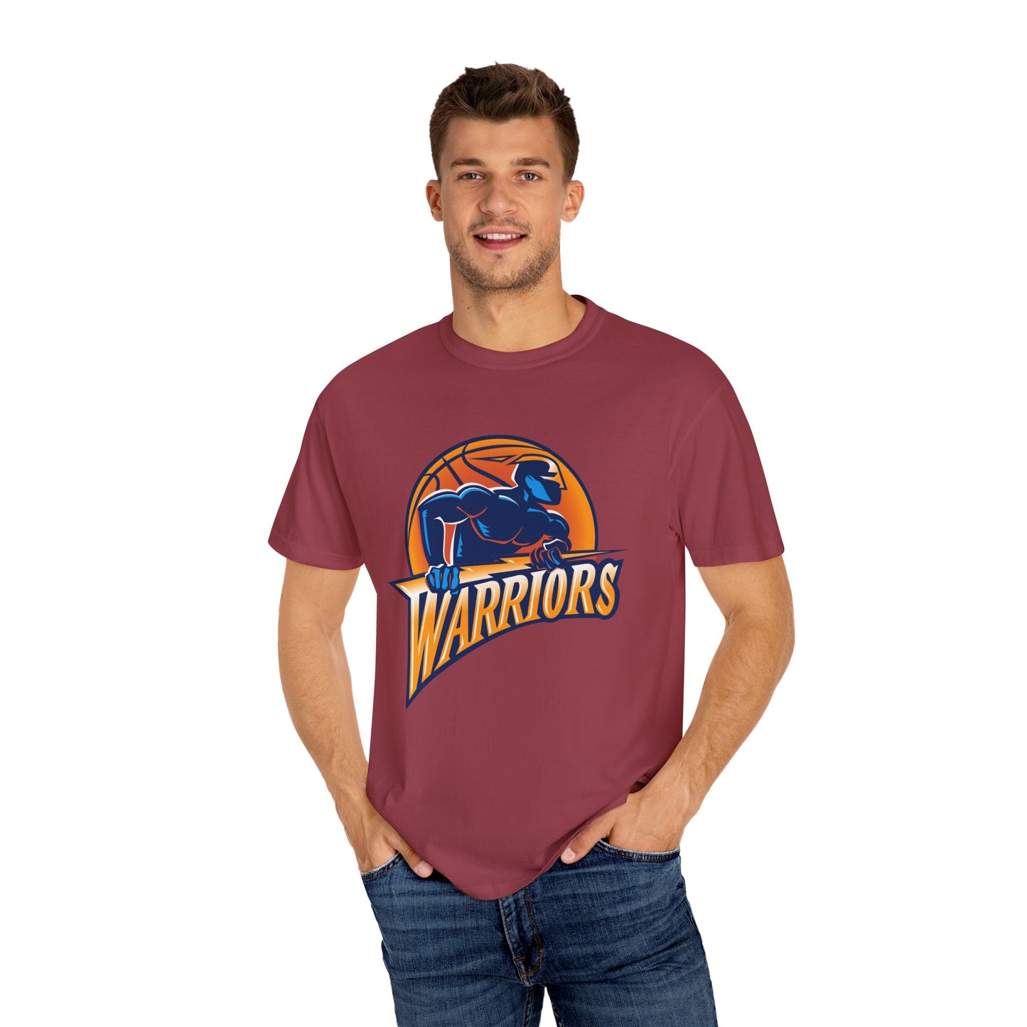 Golden State Warriors Game Day Garment-Dyed T-Shirt – Premium Cotton Tee for Customization