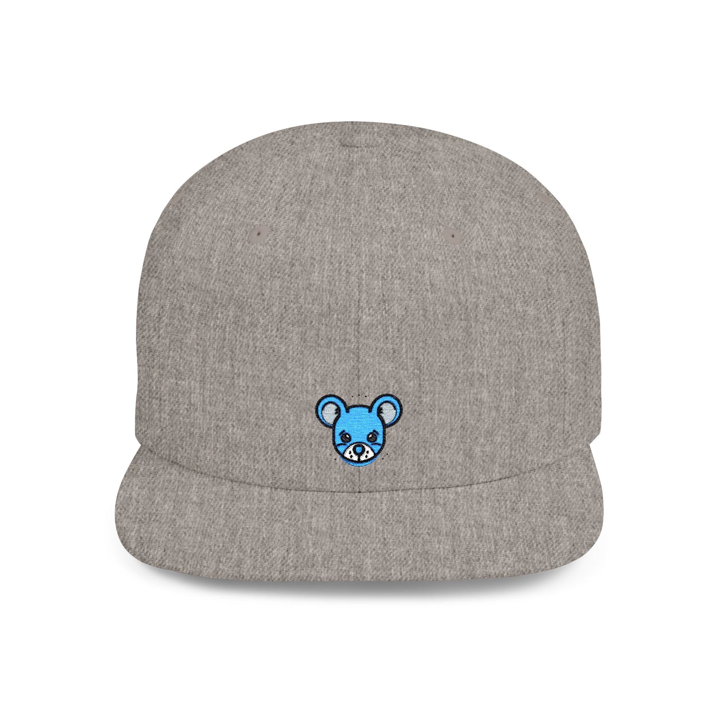 Icons Embroidered Mouse Flat Bill Snapback – Lightweight, Custom Fit, Premium Quality